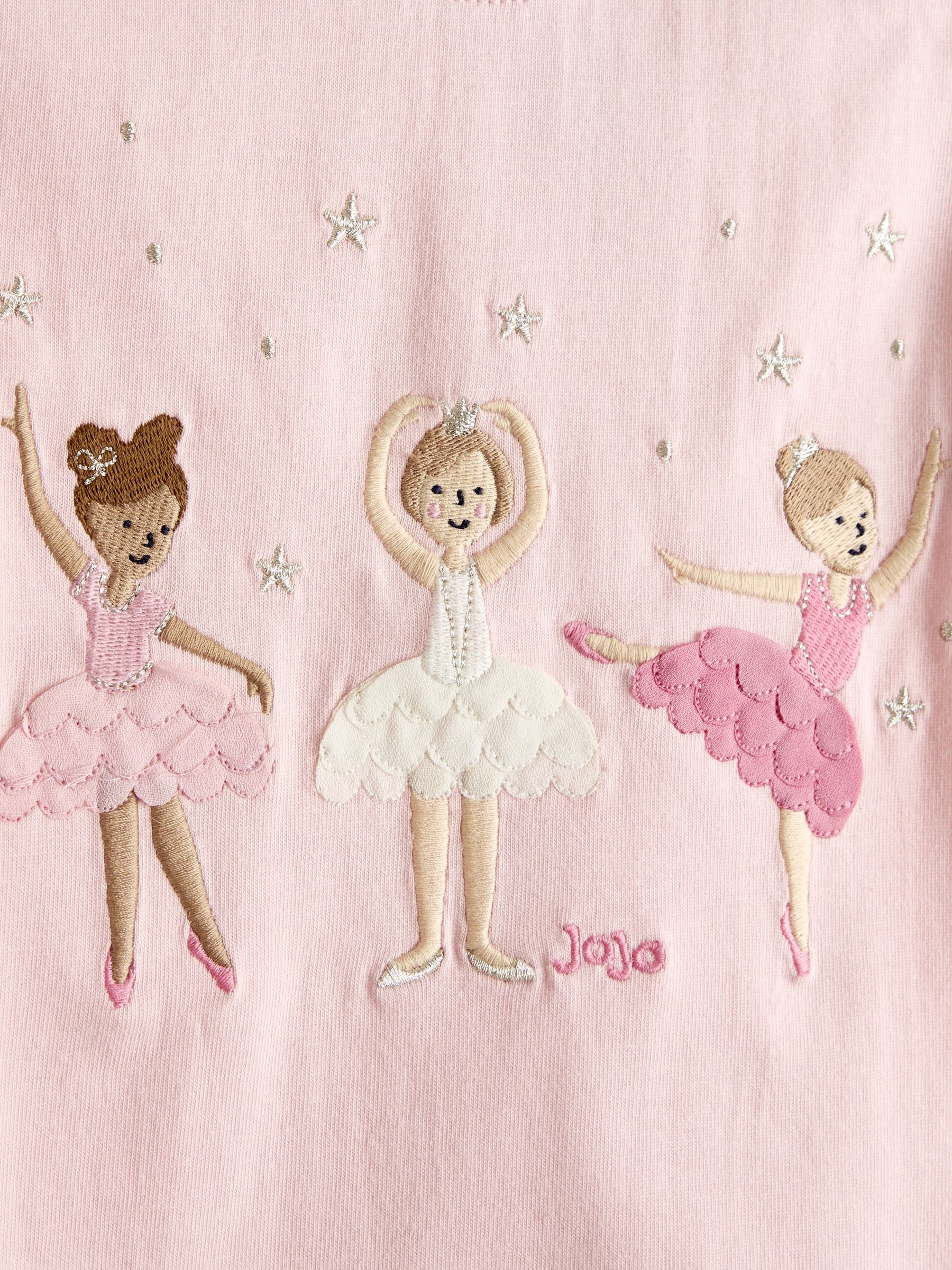 Pink Applique Frill Shoulder T-Shirt - Image 3 of 3