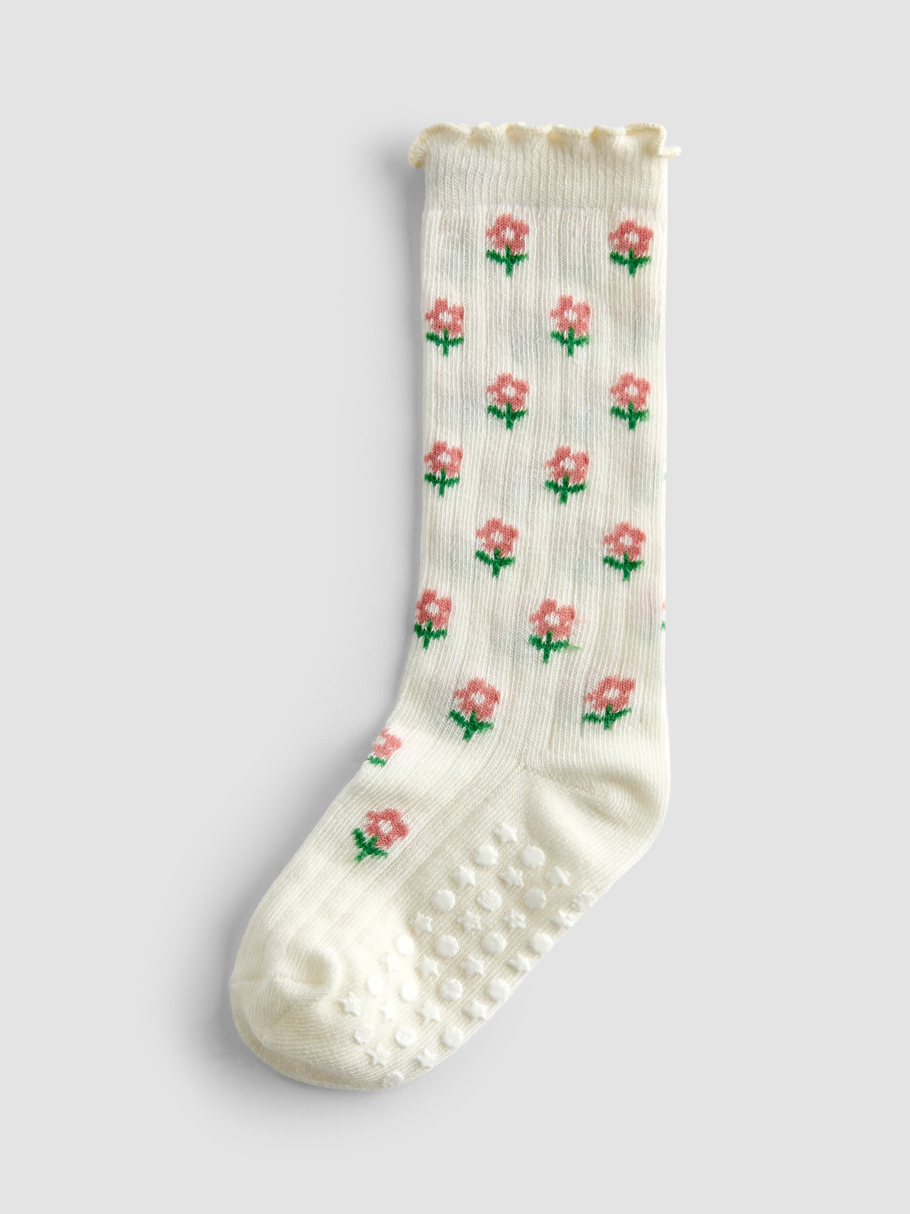 Pink 2-Pack Ditsy Floral Knee High Socks - Image 2 of 4