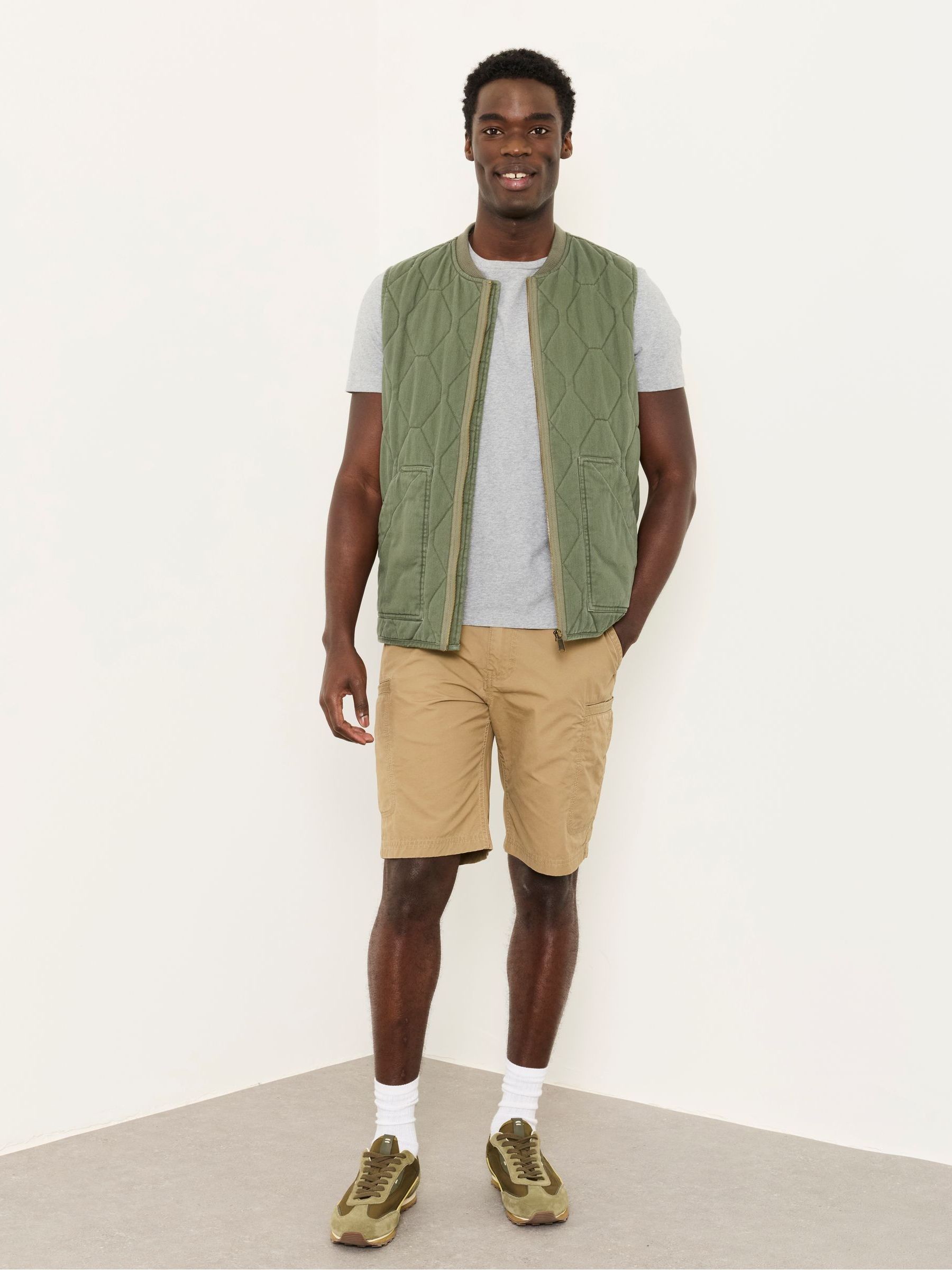 Burley Light Stone Lightweight Cargo Shorts - Image 2 of 4