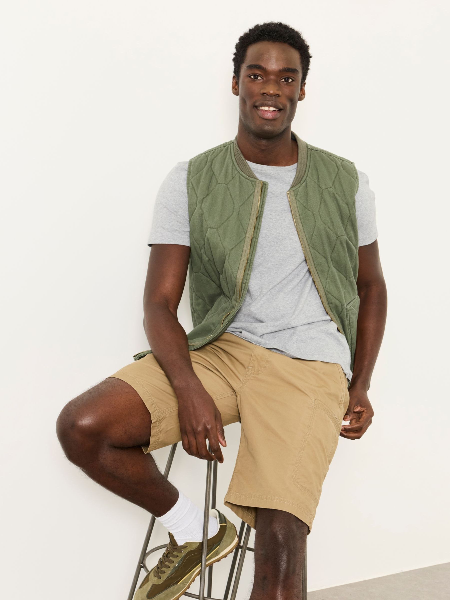 Burley Light Stone Lightweight Cargo Shorts - Image 3 of 4