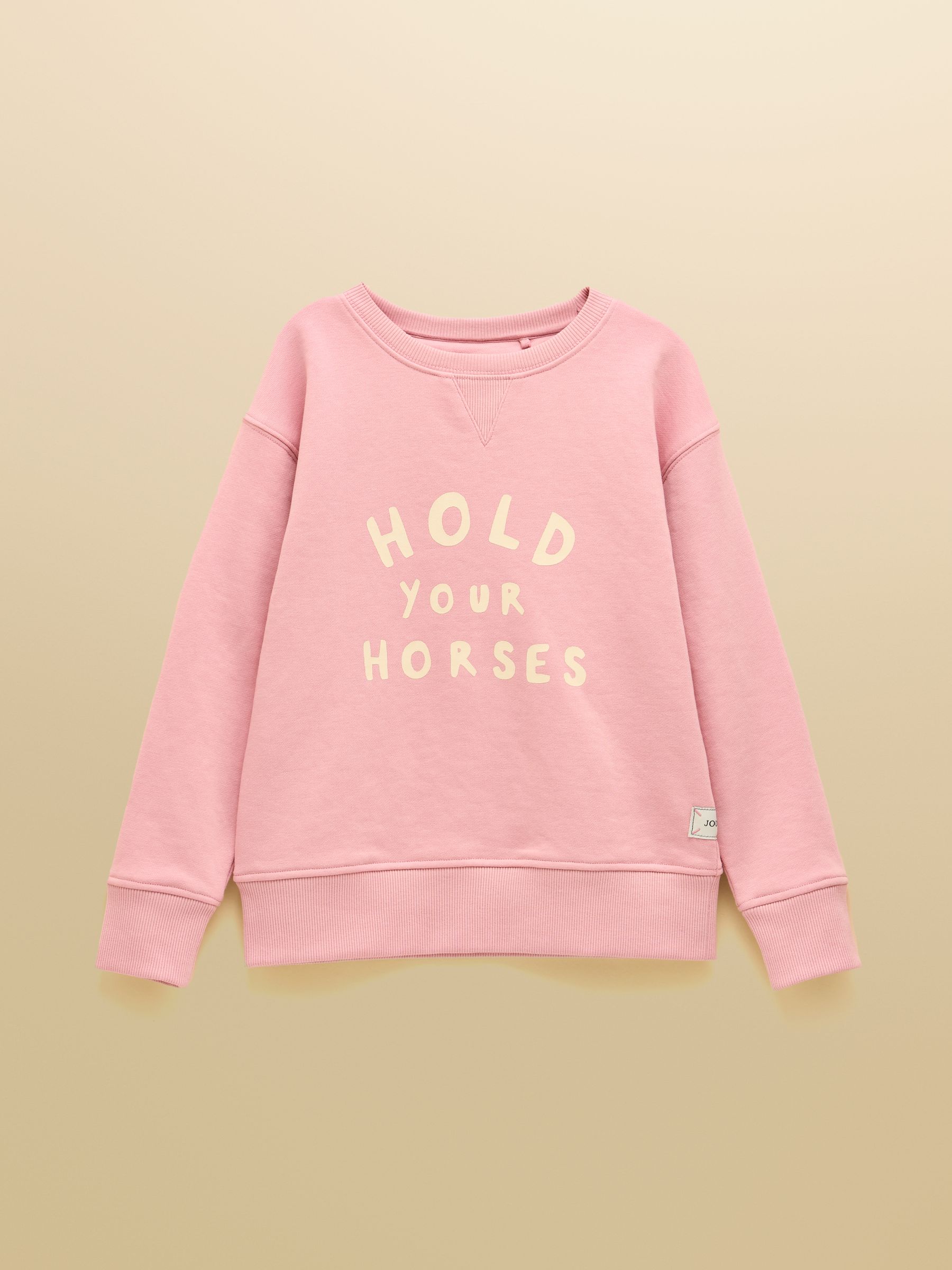 Kids' Sundaze Light Pink Slogan Crew Neck Sweatshirt - Image 3 of 7