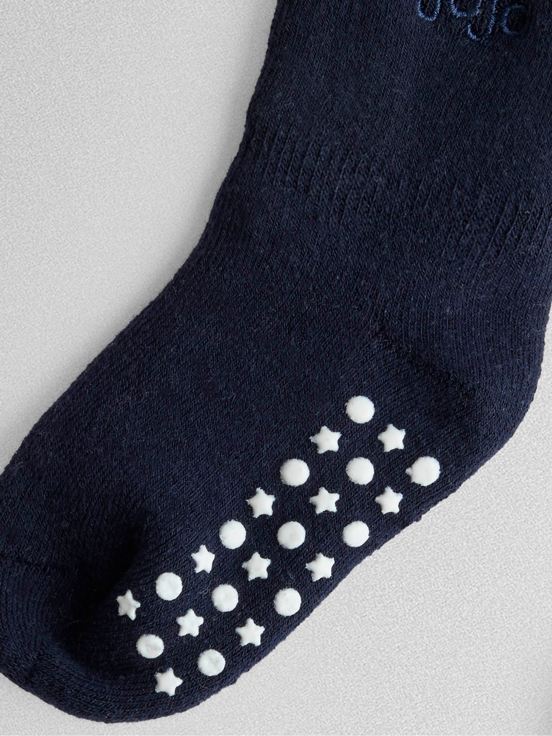 Navy 3-Pack Plain Extra Thick Socks - Image 3 of 3 Navy 3-Pack Plain Extra Thick Socks - Image 3 of 3