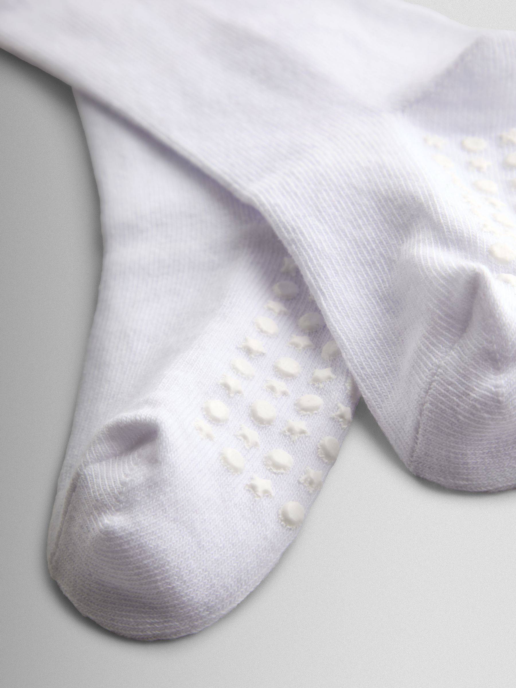 Cream Bow Long Socks - Image 3 of 4