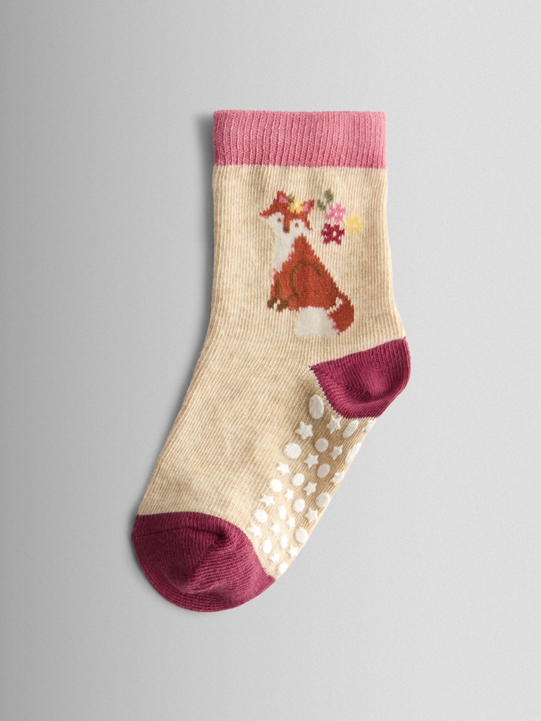 Rust 3-Pack Fox Socks - Image 4 of 5