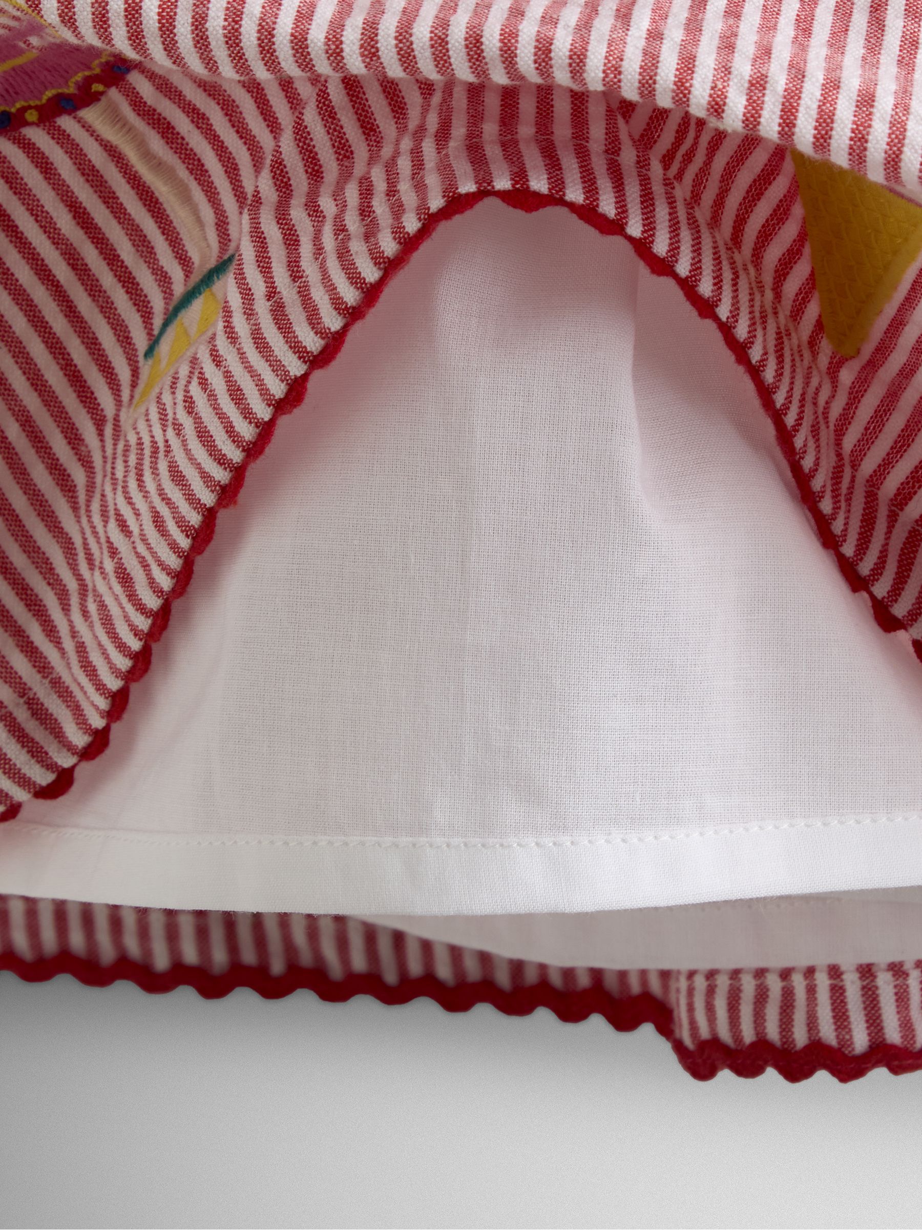 Red Fairground Cross Back Appliqué Sundress - Image 4 of 4