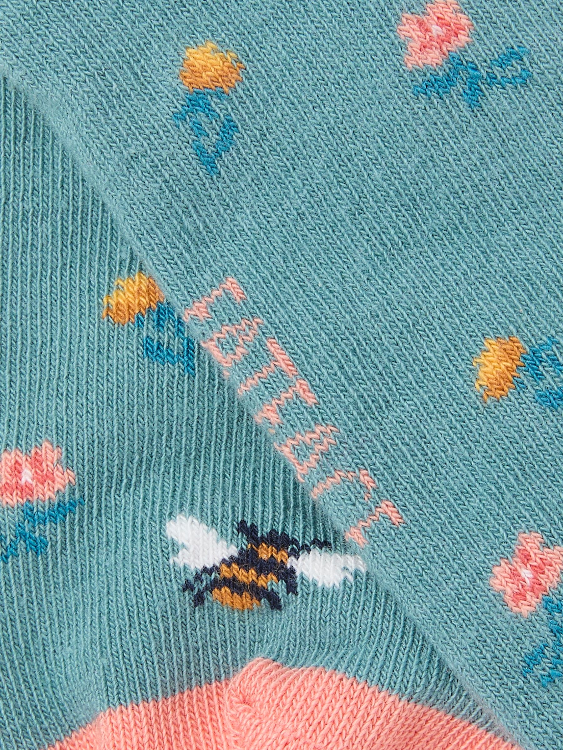 Green Bee Trainer Socks - Image 2 of 2