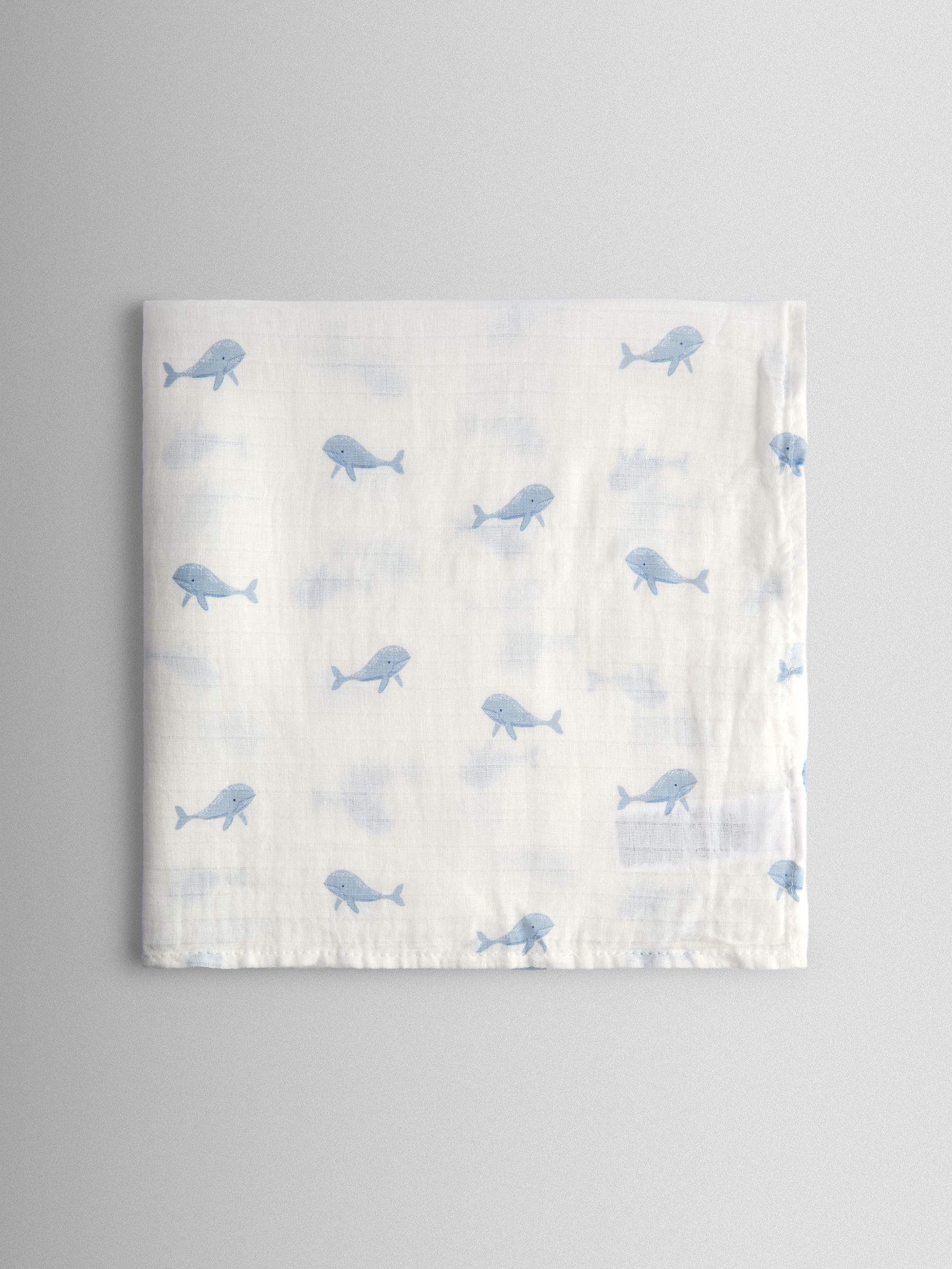 Blue Whale 3-Pack Muslins - Image 2 of 4