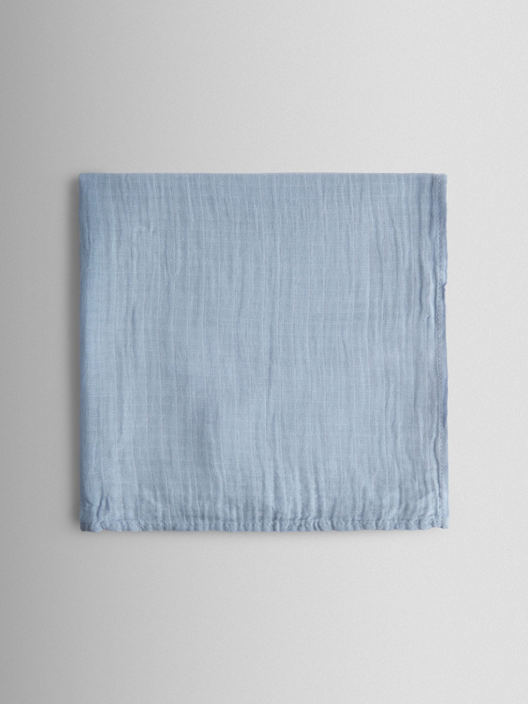 Blue Whale 3-Pack Muslins - Image 4 of 4