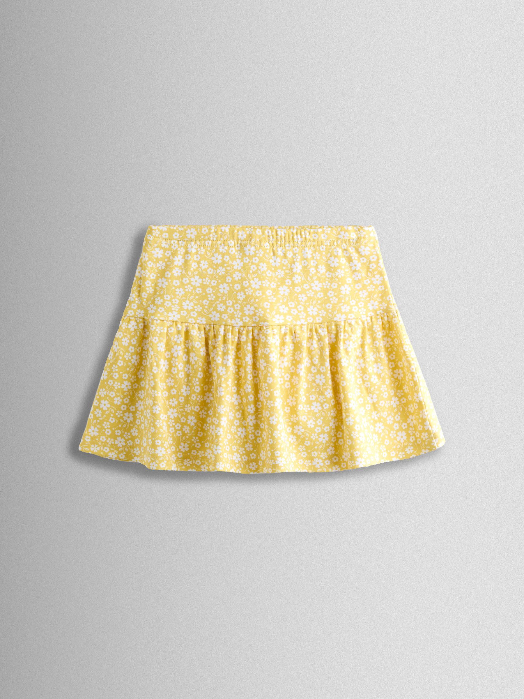 Yellow Ditsy Floral Skort - Image 1 of 5