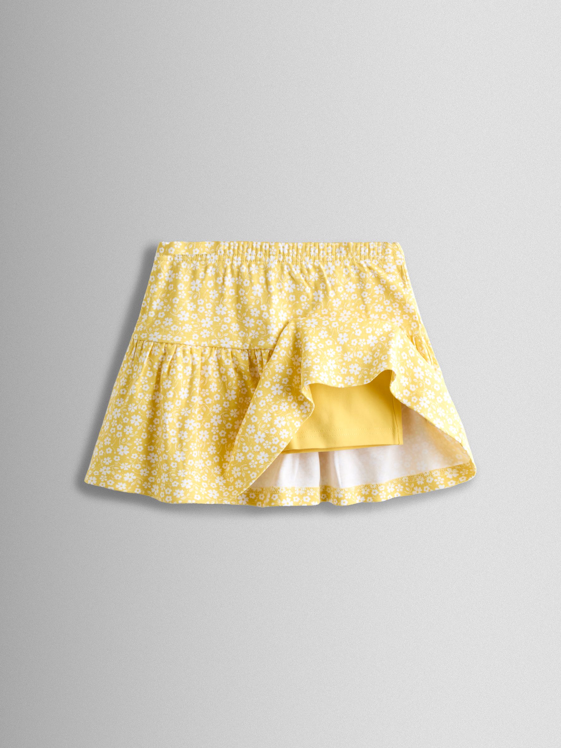 Yellow Ditsy Floral Skort - Image 2 of 5