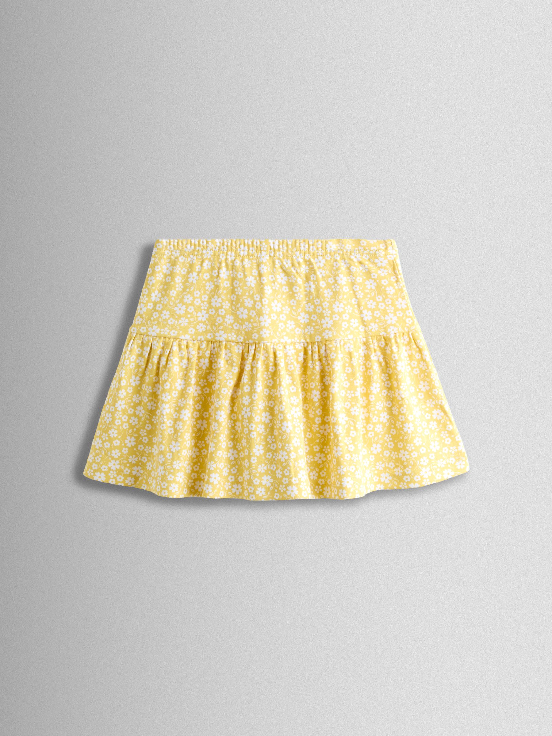 Yellow Ditsy Floral Skort - Image 3 of 5