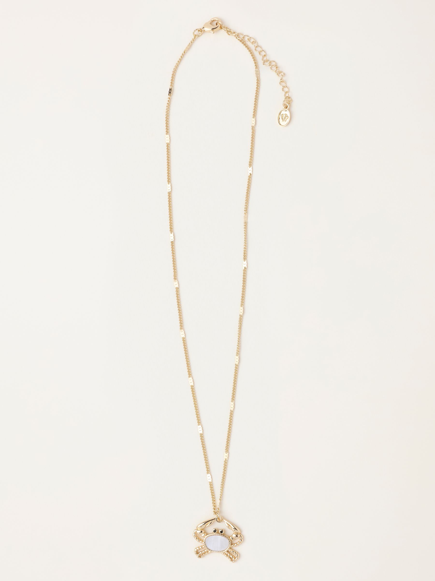 Gold Crab Necklace - Image 1 of 2