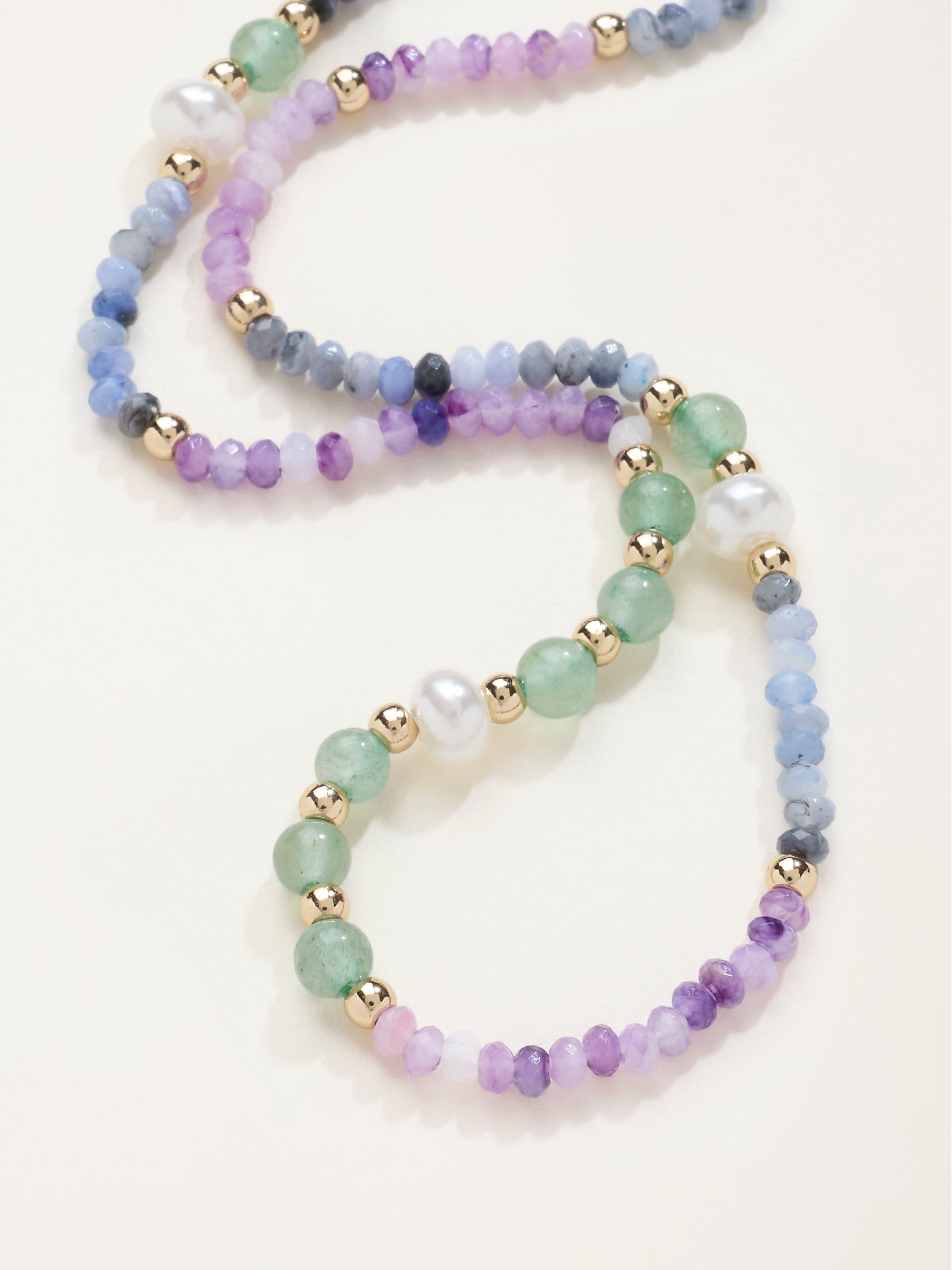 Multi Beaded Necklace - Image 2 of 2