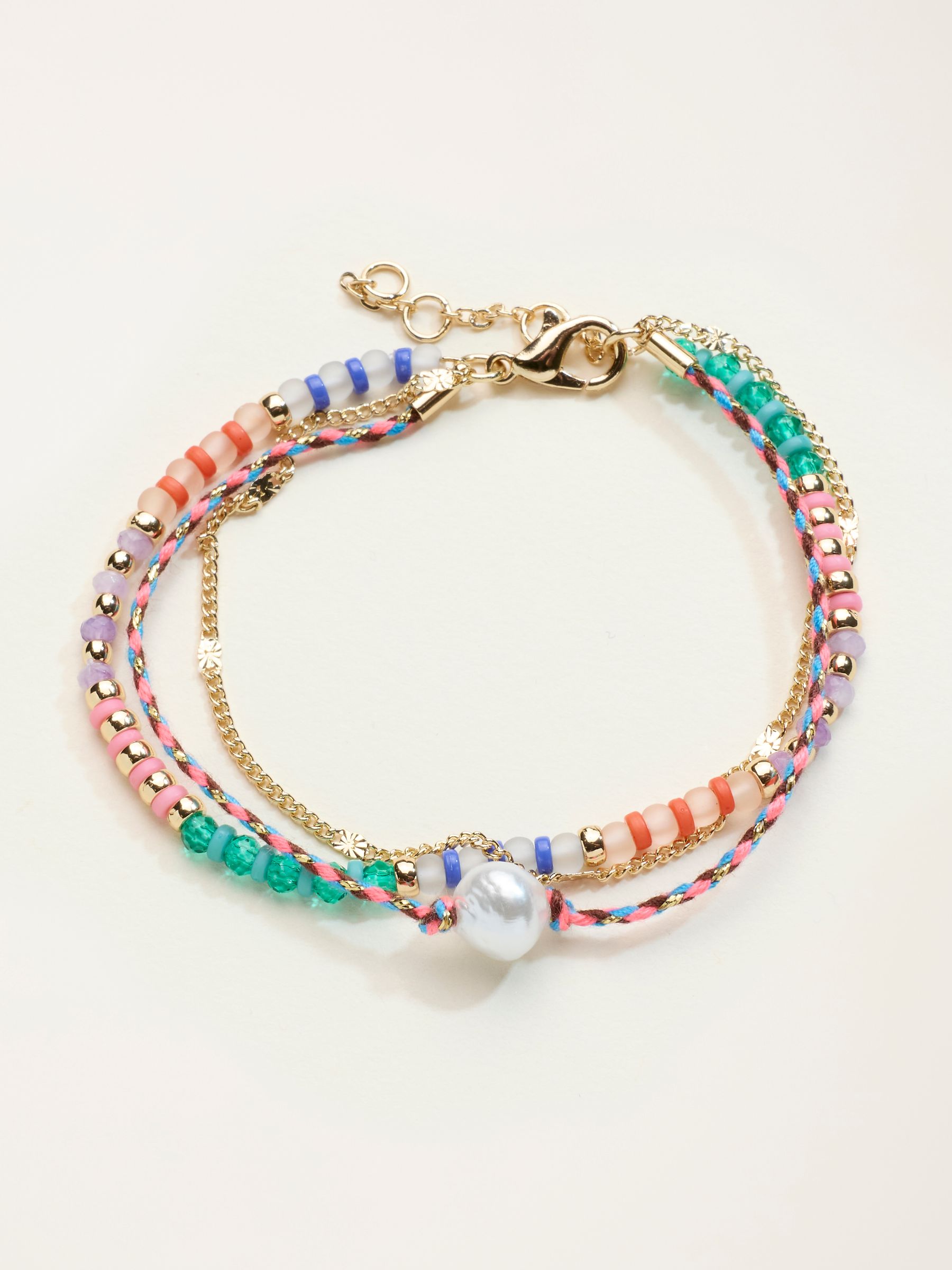 Multi Bright Layered Bracelet - Image 1 of 2