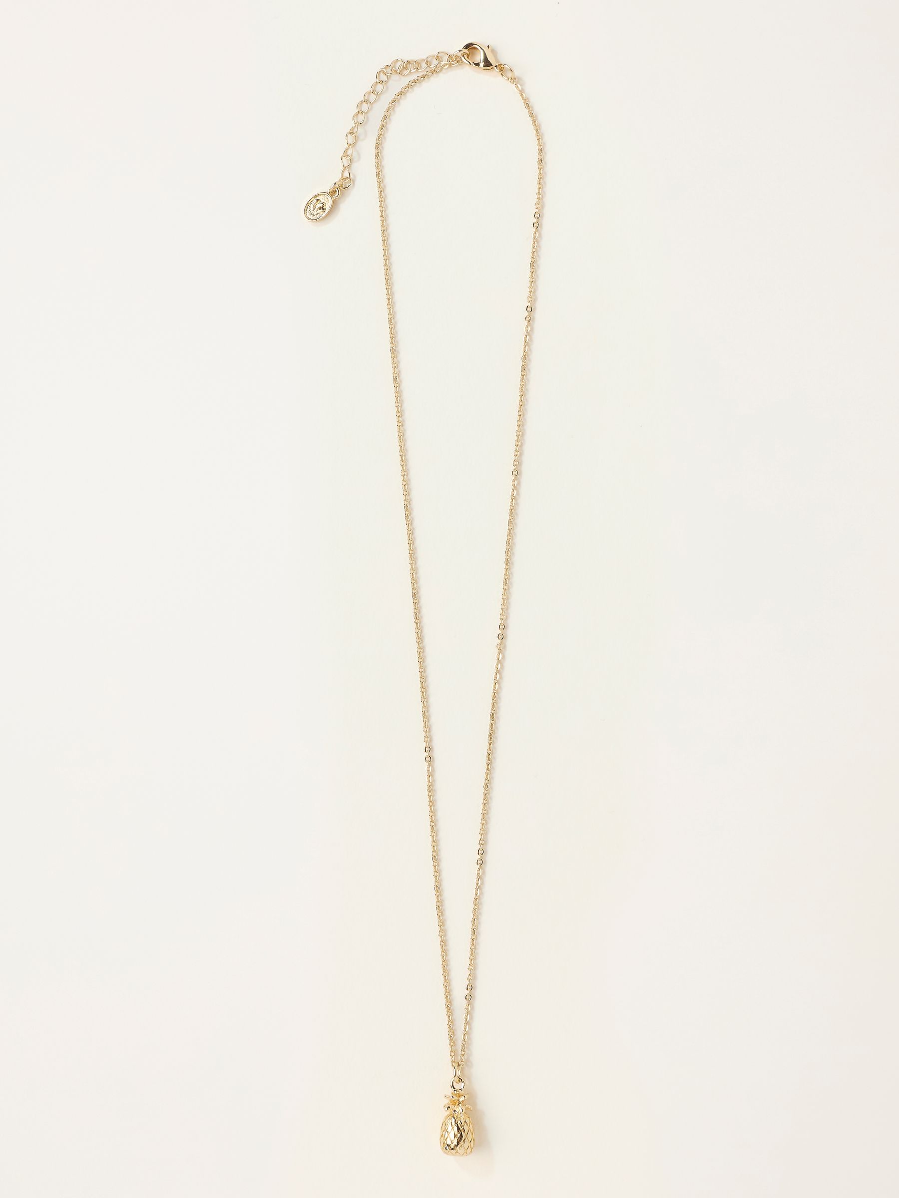 Gold Tone Pineapple Necklace - Image 1 of 2