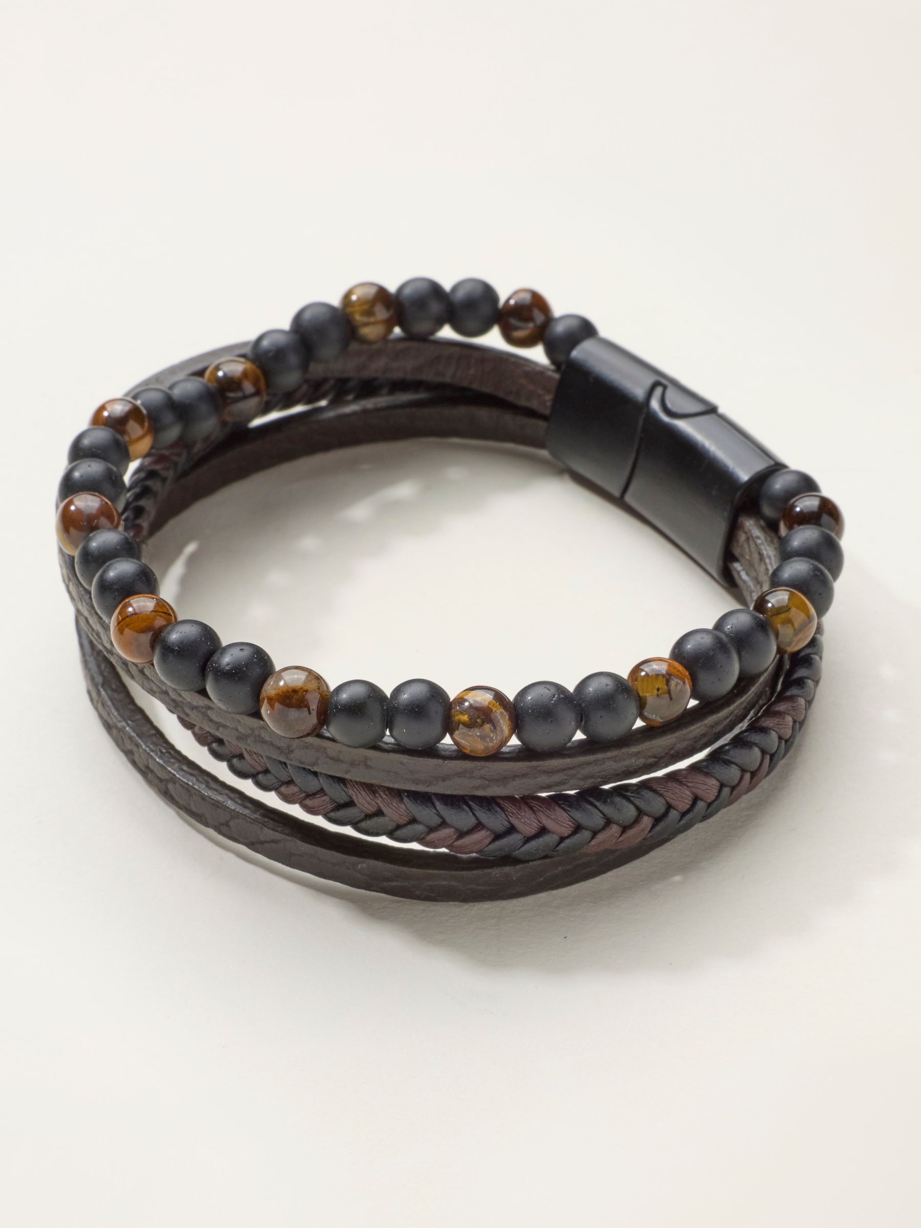 Brown Clasp Bracelets - Image 1 of 2