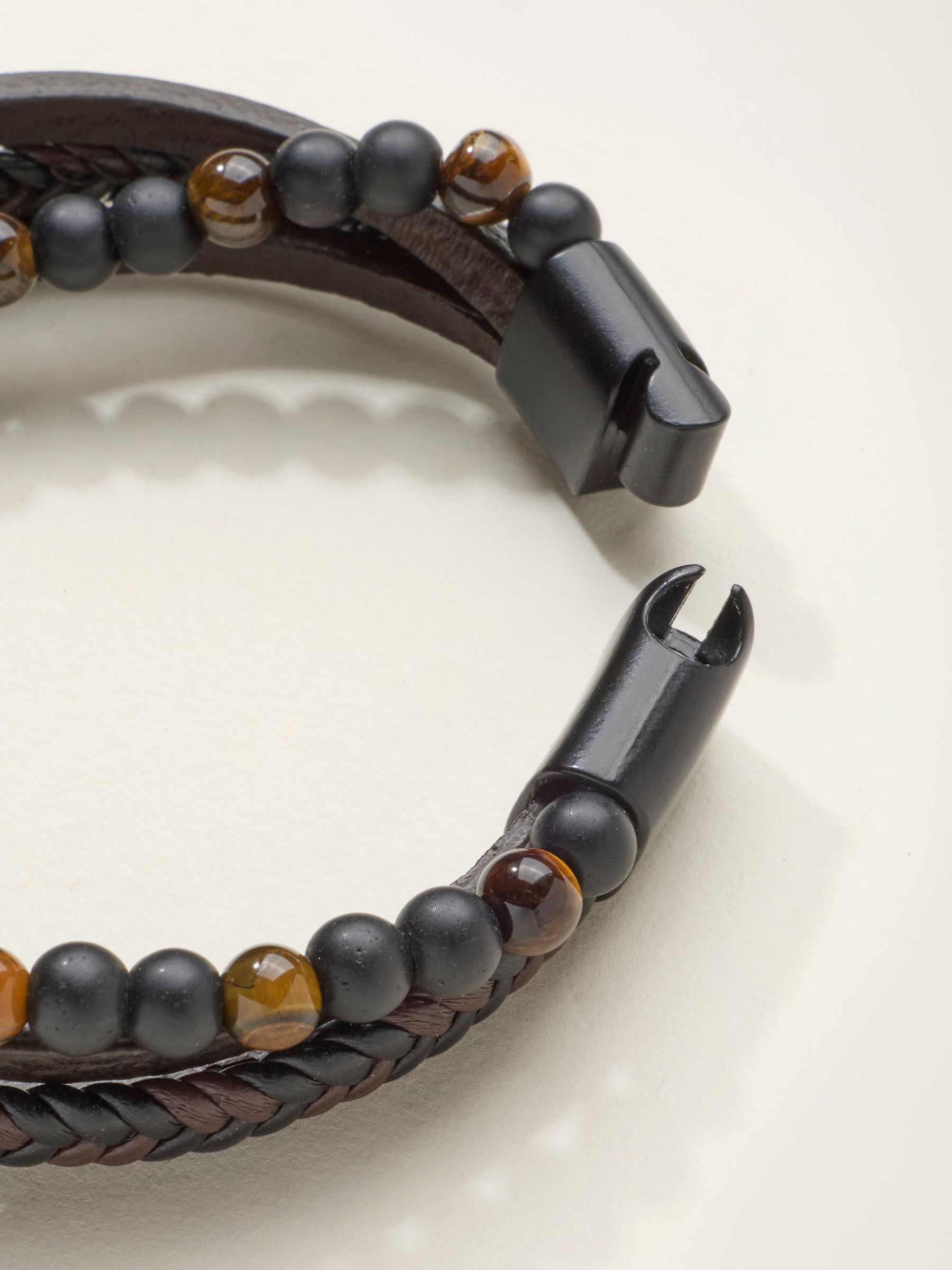 Brown Clasp Bracelets - Image 2 of 2