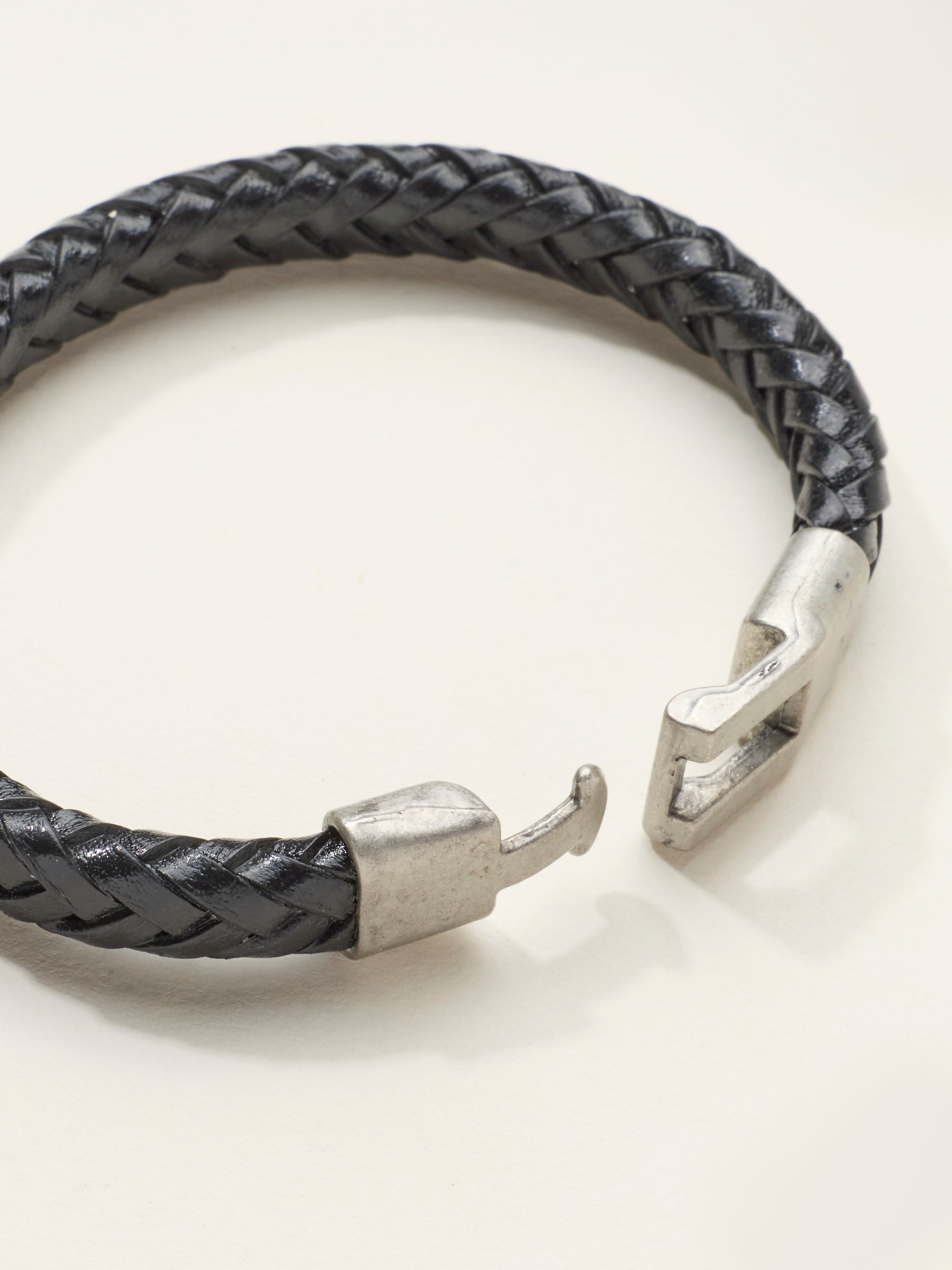 Black Braided Clasp Bracelets - Image 2 of 2