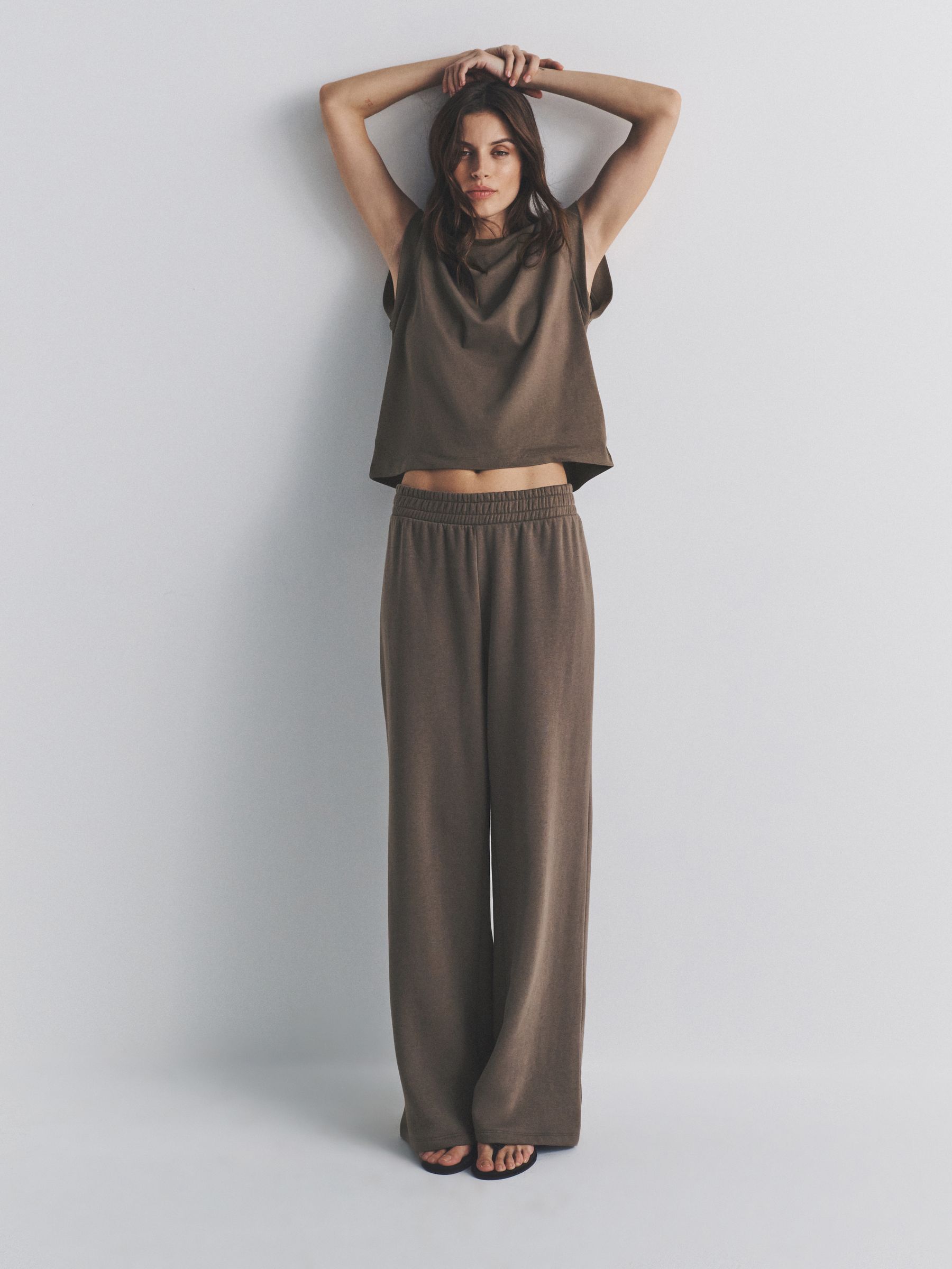 3 Pack Cap Sleeve T-Shirt Black/Chocolate Brown/White - Image 4 of 6