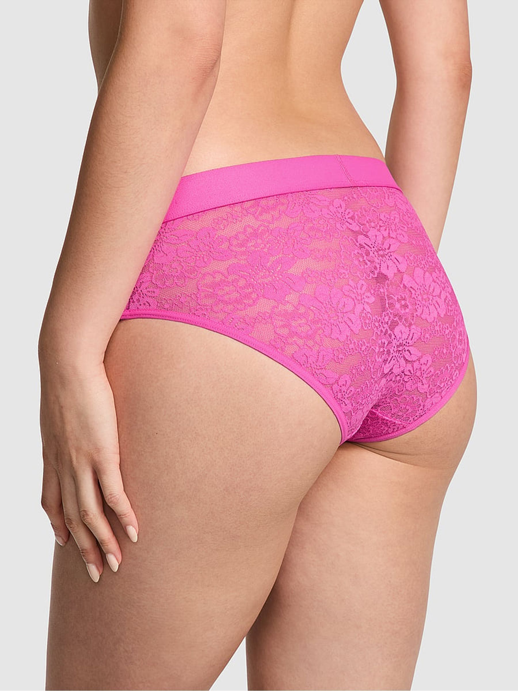 Pink Gossip Hipster Lace Logo Knickers - Image 2 of 2