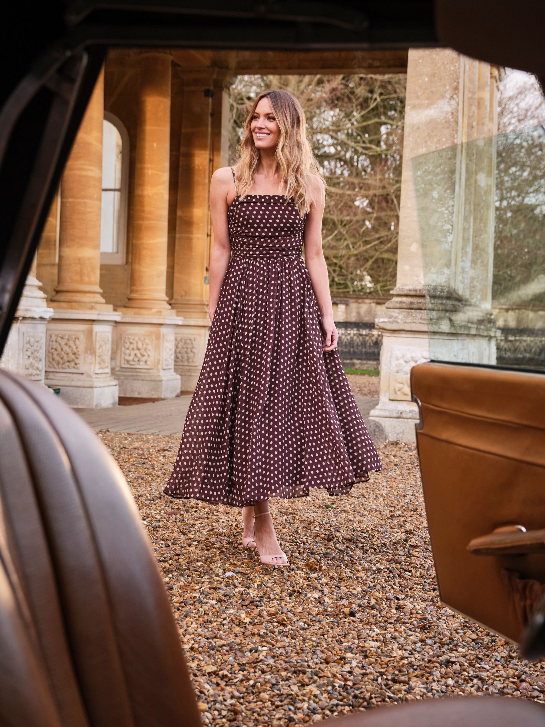 Mischa Chocolate Brown Petite Prom Dress - Image 2 of 6