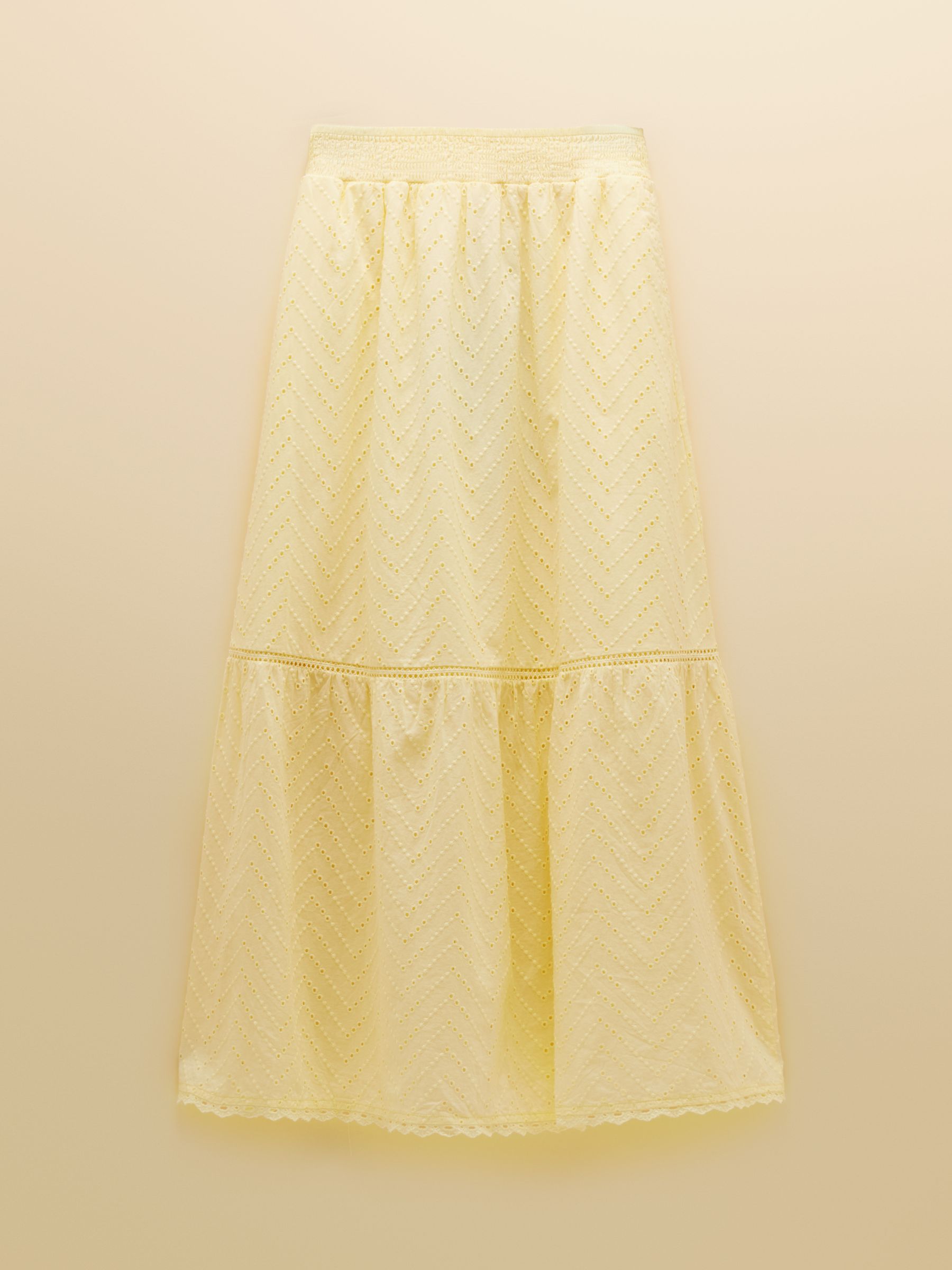 Yellow Broderie Maxi Skirt - Image 9 of 9