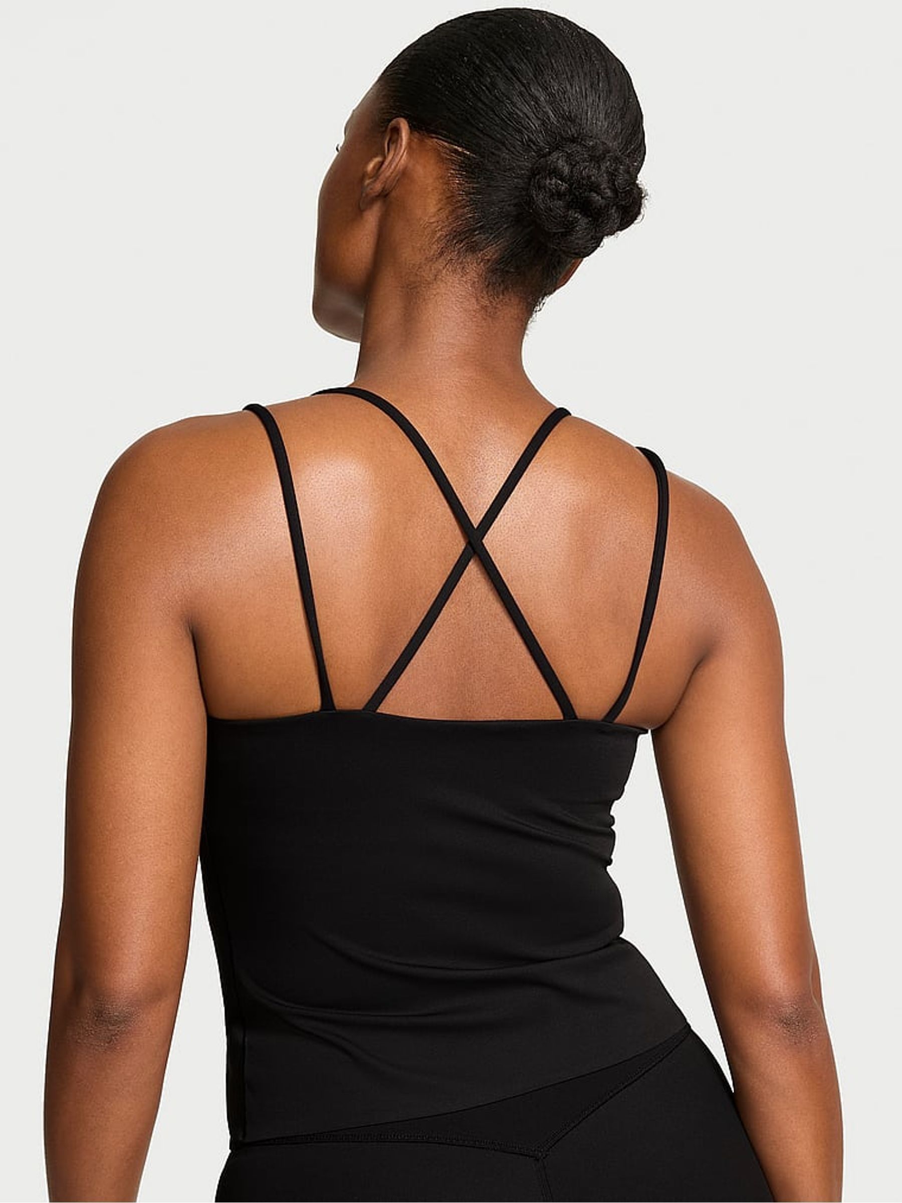Black Elevate™ Backstage Strappy Tank Top - Image 2 of 4