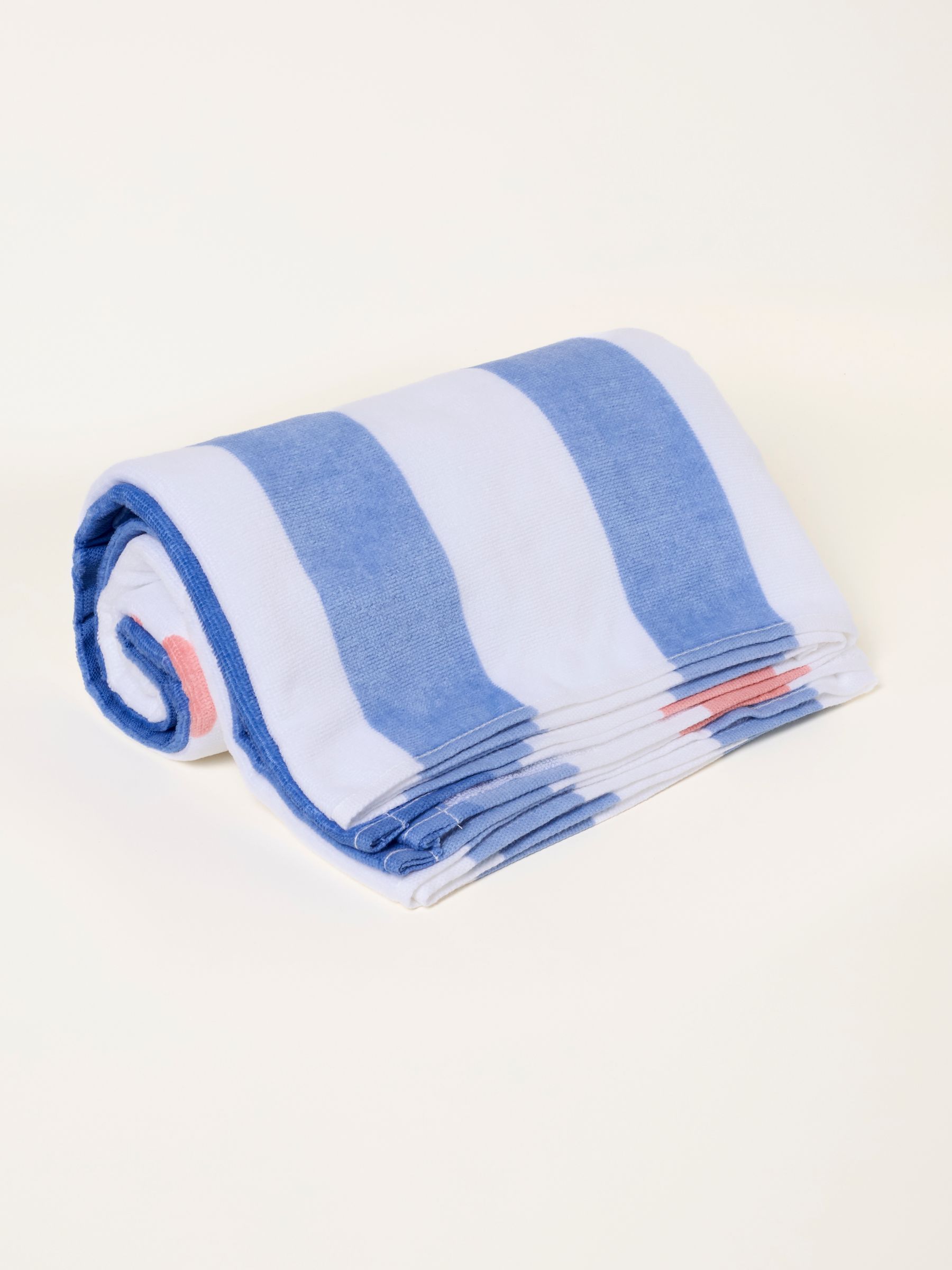 Light Blue MCS Shell Stripe Beach Towel - Image 2 of 2