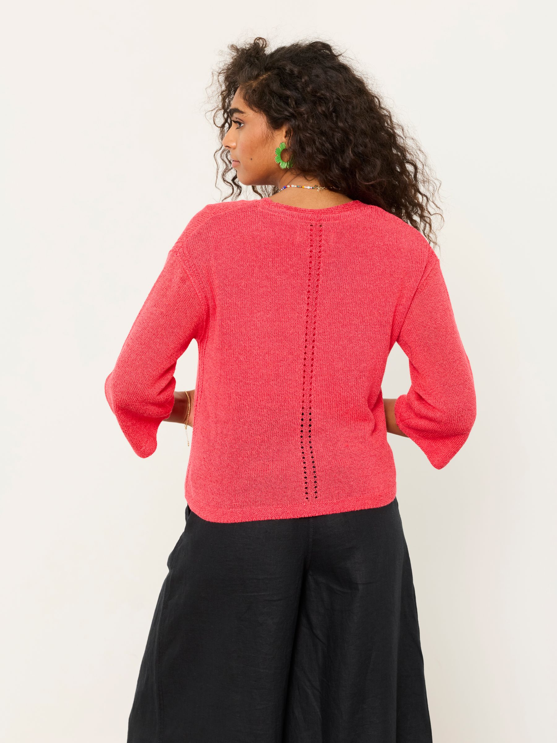 Bree Red Knitted Cardigan - Image 2 of 6