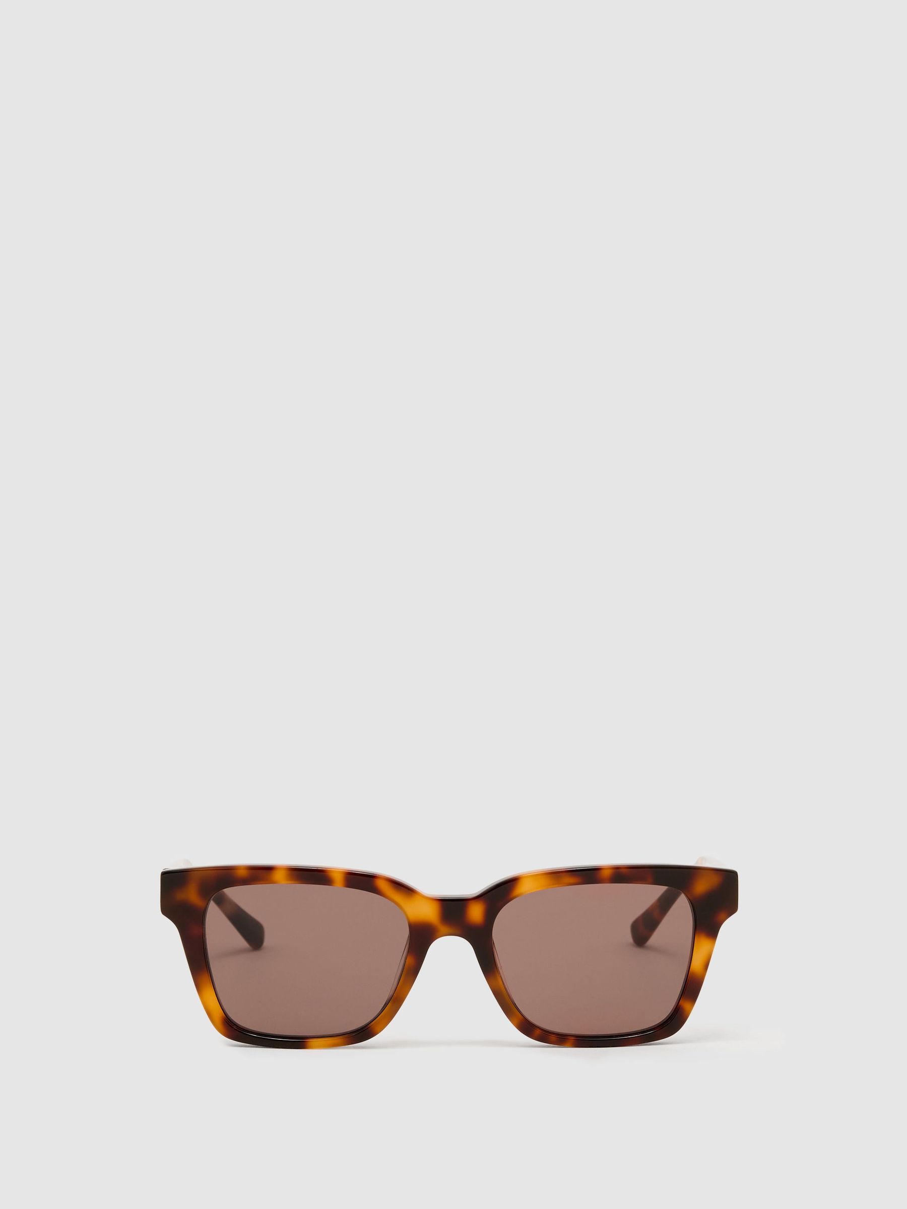 MessyWeekend Rectangle-Frame Sunglasses in Tortoise / Brown - Image 2 of 6