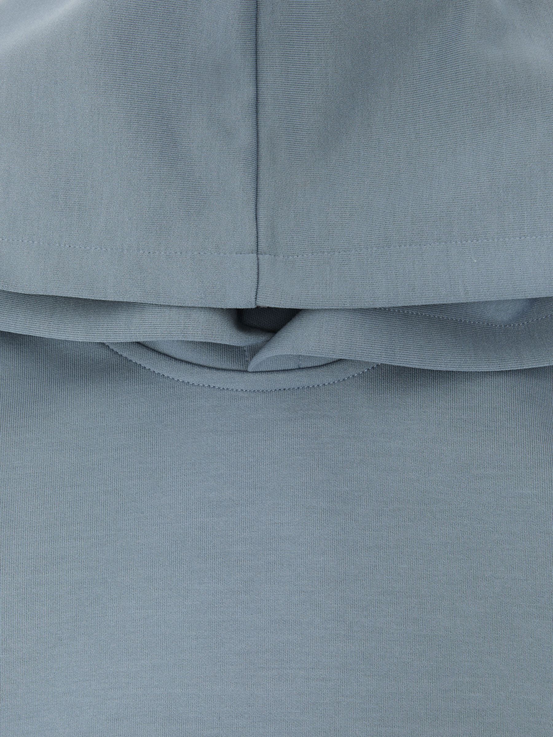 Interlock Jersey Hoodie in Airforce Blue - Image 5 of 5