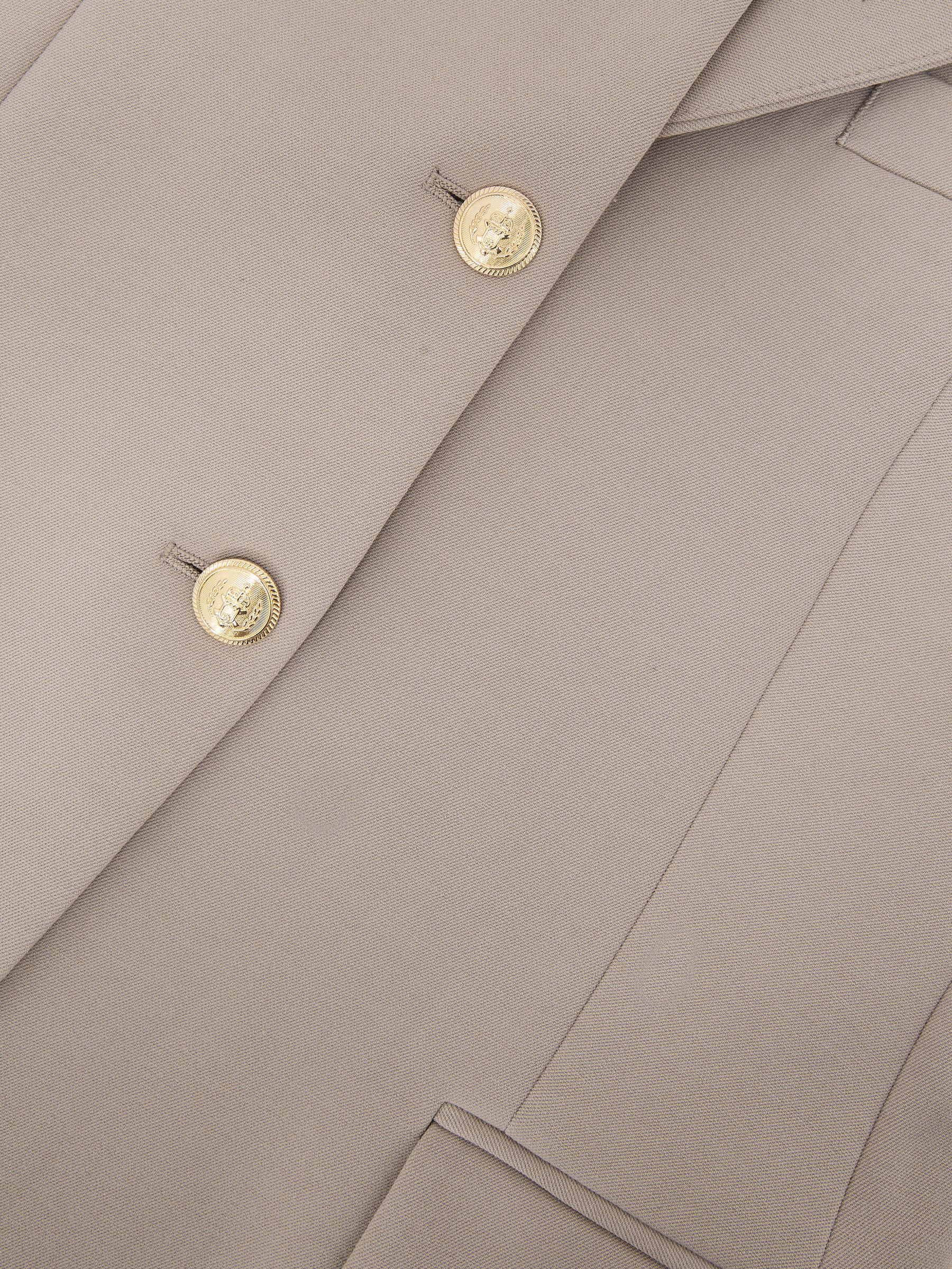 Button-Through Longline Waistcoat in Stone Neutral - Image 7 of 7