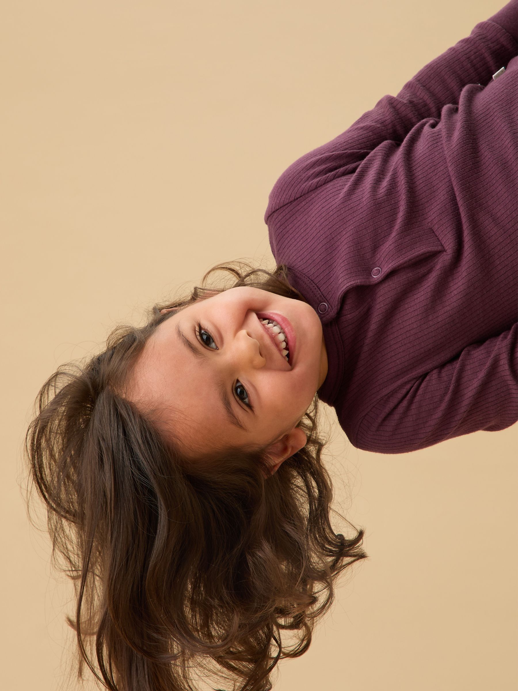 MORI Purple Ribbed Pyjamas Set - Image 3 of 6