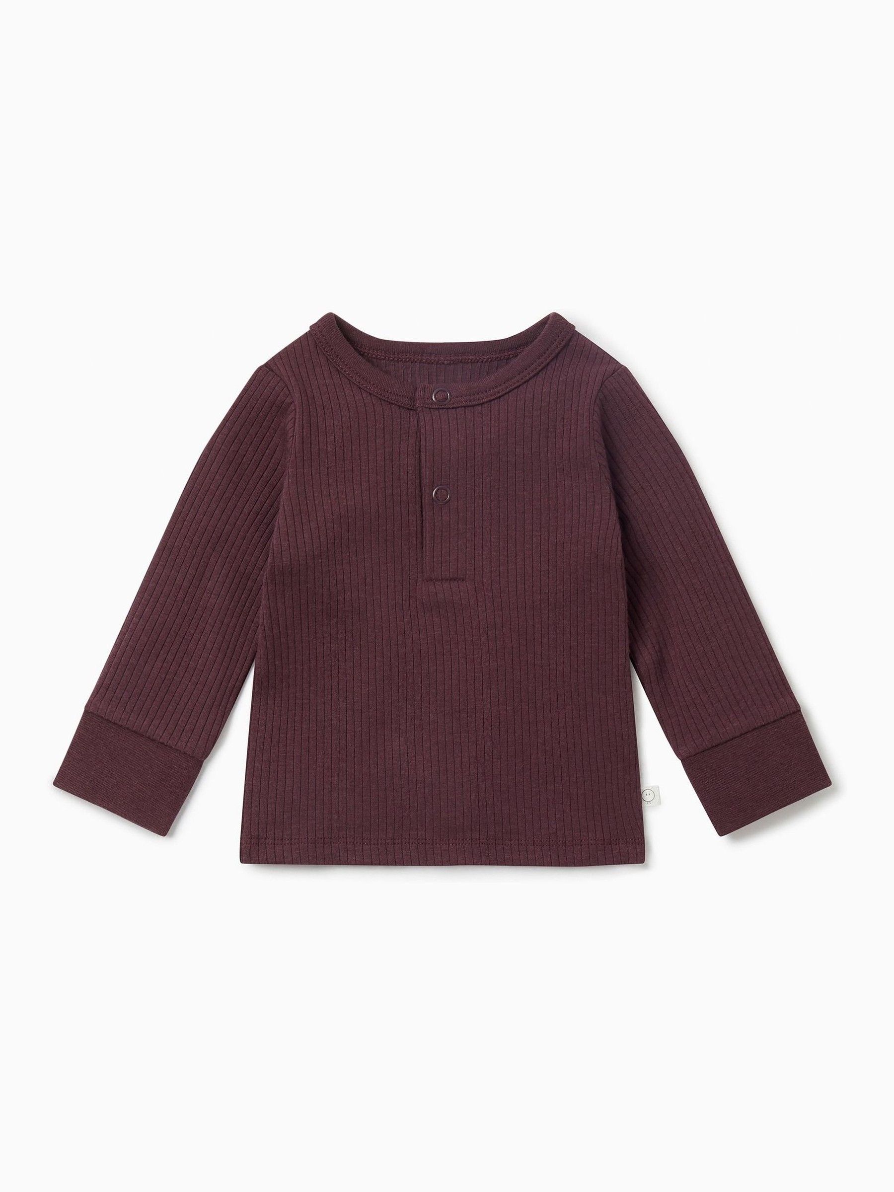 MORI Purple Ribbed Pyjamas Set - Image 5 of 6