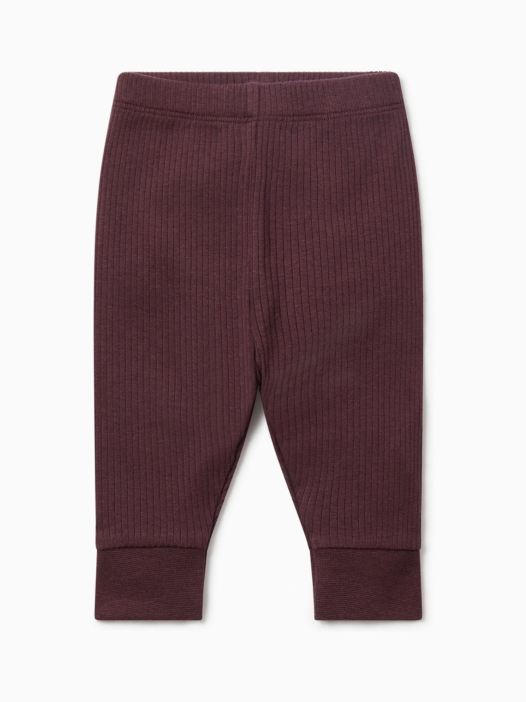 MORI Purple Ribbed Pyjamas Set - Image 6 of 6