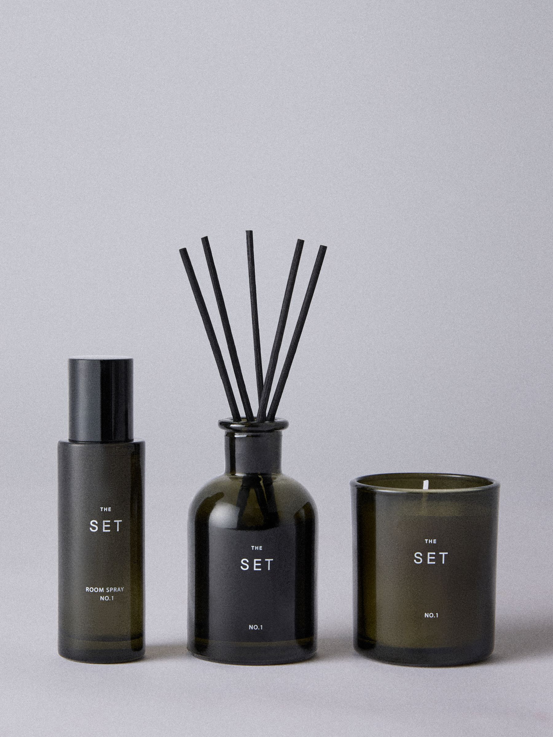 The Set Ginger and Lime Home Fragrance Candle, Diffuser and Room Spray Set - Image 1 of 7