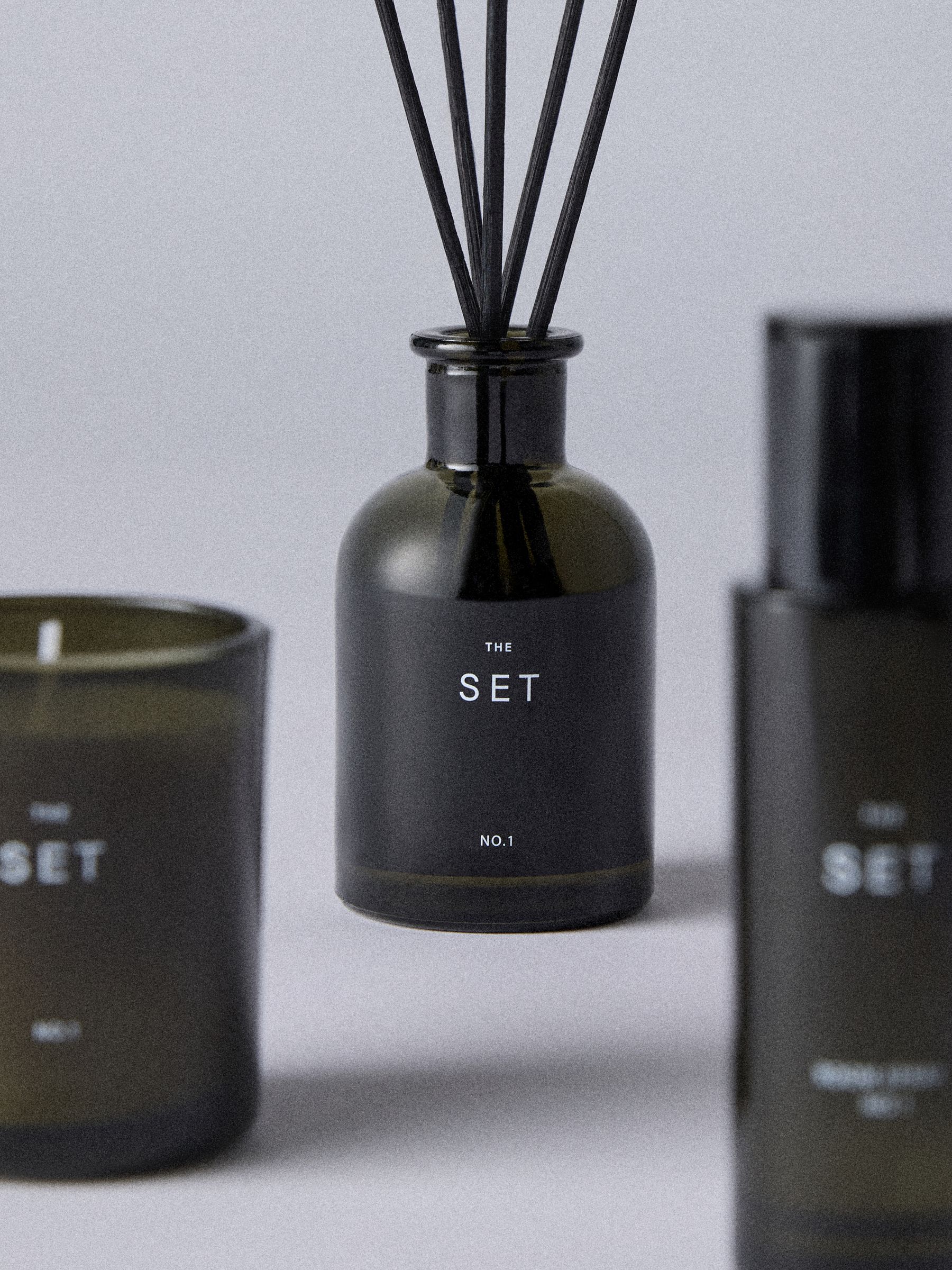 The Set Ginger and Lime Home Fragrance Candle, Diffuser and Room Spray Set - Image 3 of 7