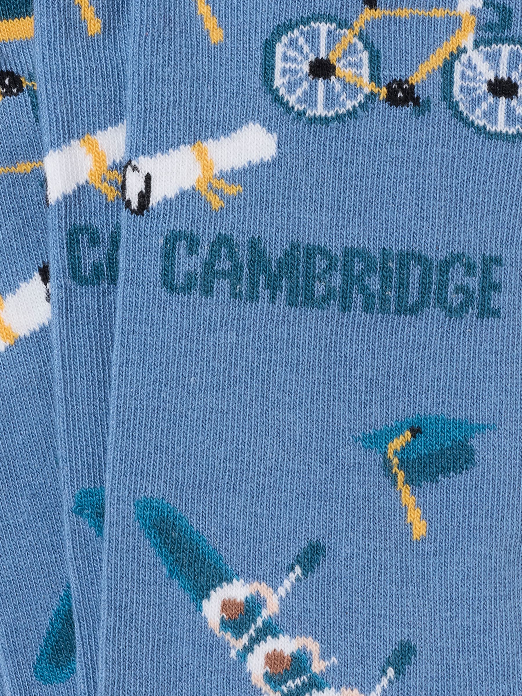Cambridge Socks in Blue - Image 2 of 2 Cambridge Socks in Blue - Image 2 of 2
