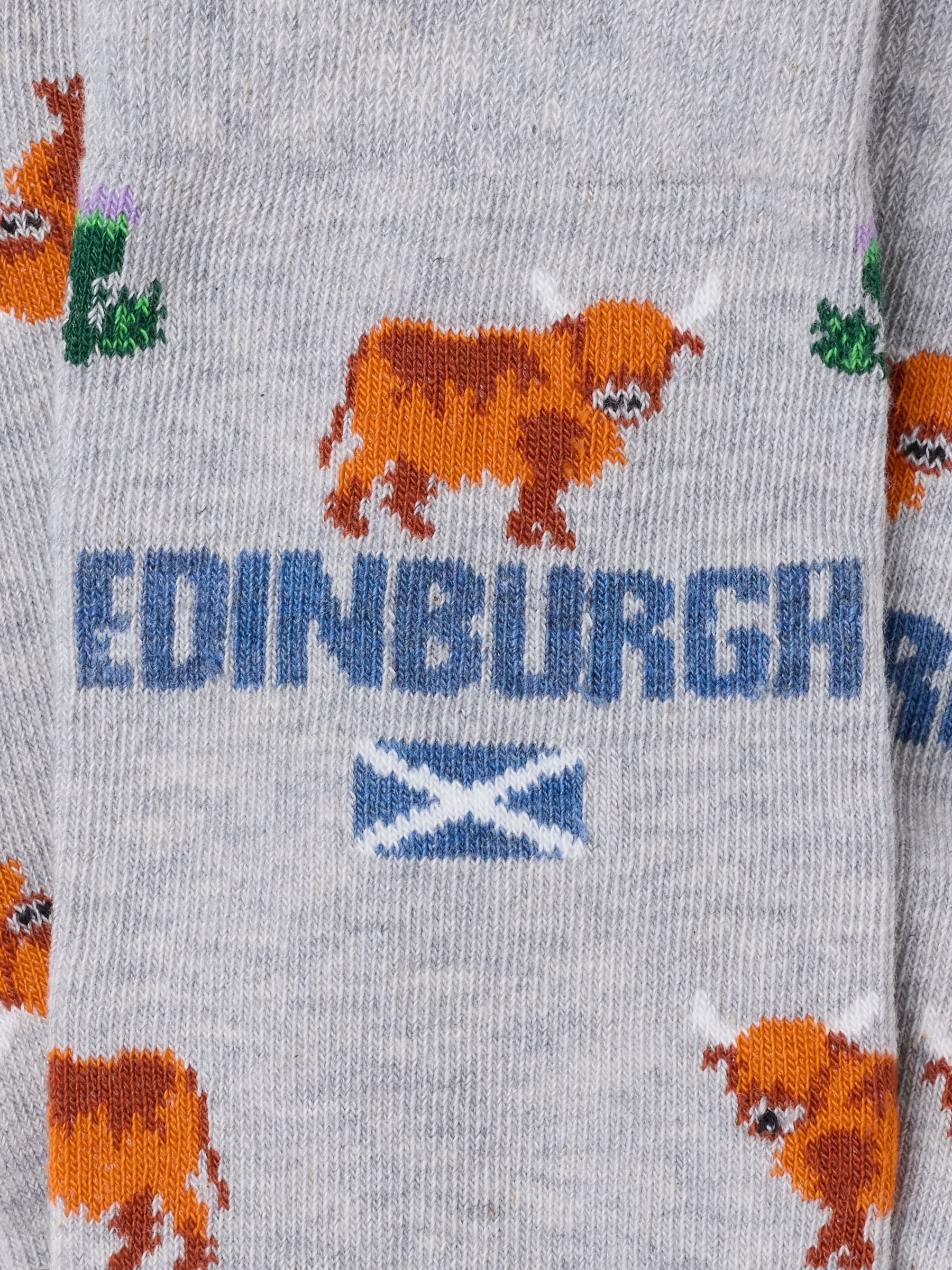 Edinburgh Socks in Grey - Image 2 of 2 Edinburgh Socks in Grey - Image 2 of 2