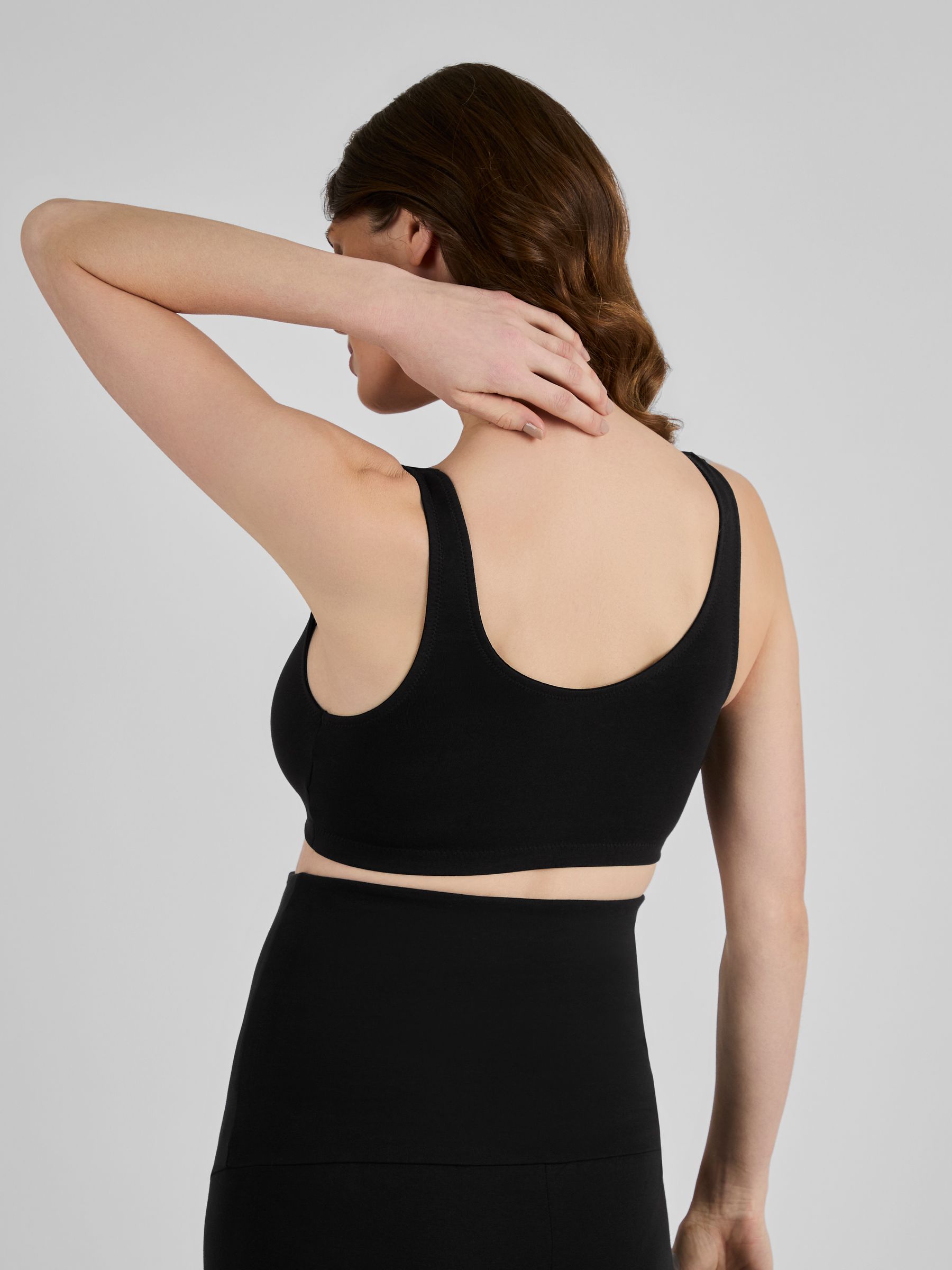 Black 2-Pack Cotton Maternity & Nursing Sleep Bras - Image 4 of 5