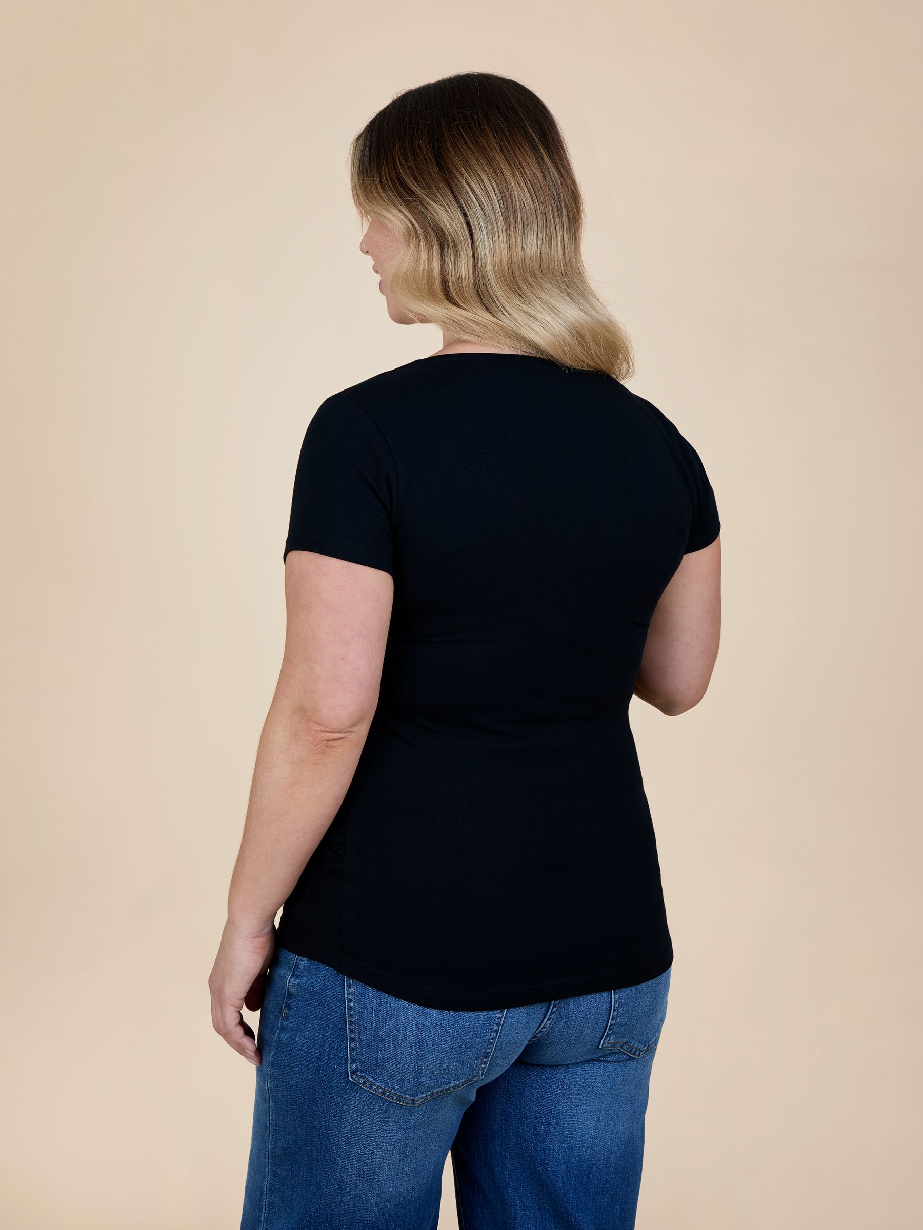 True Black 2-Pack Maternity And Nursing T-Shirts - Image 7 of 11
