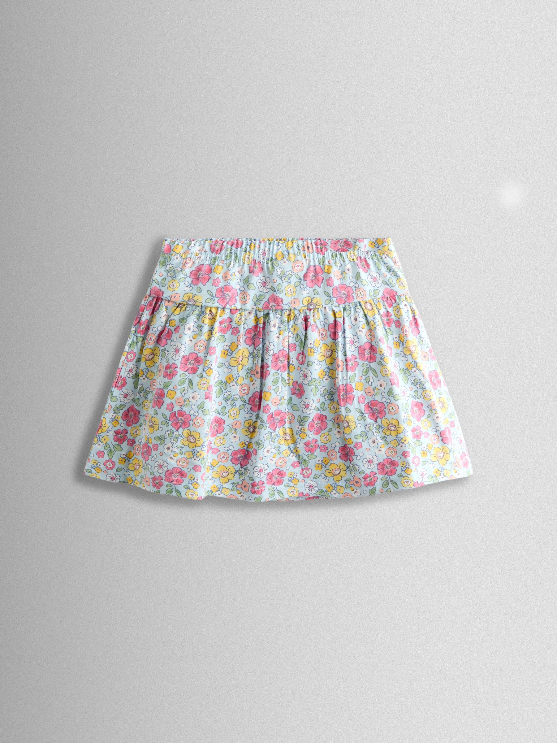 Blue Smocked Cap Sleeve Top & Skort Set - Image 6 of 6