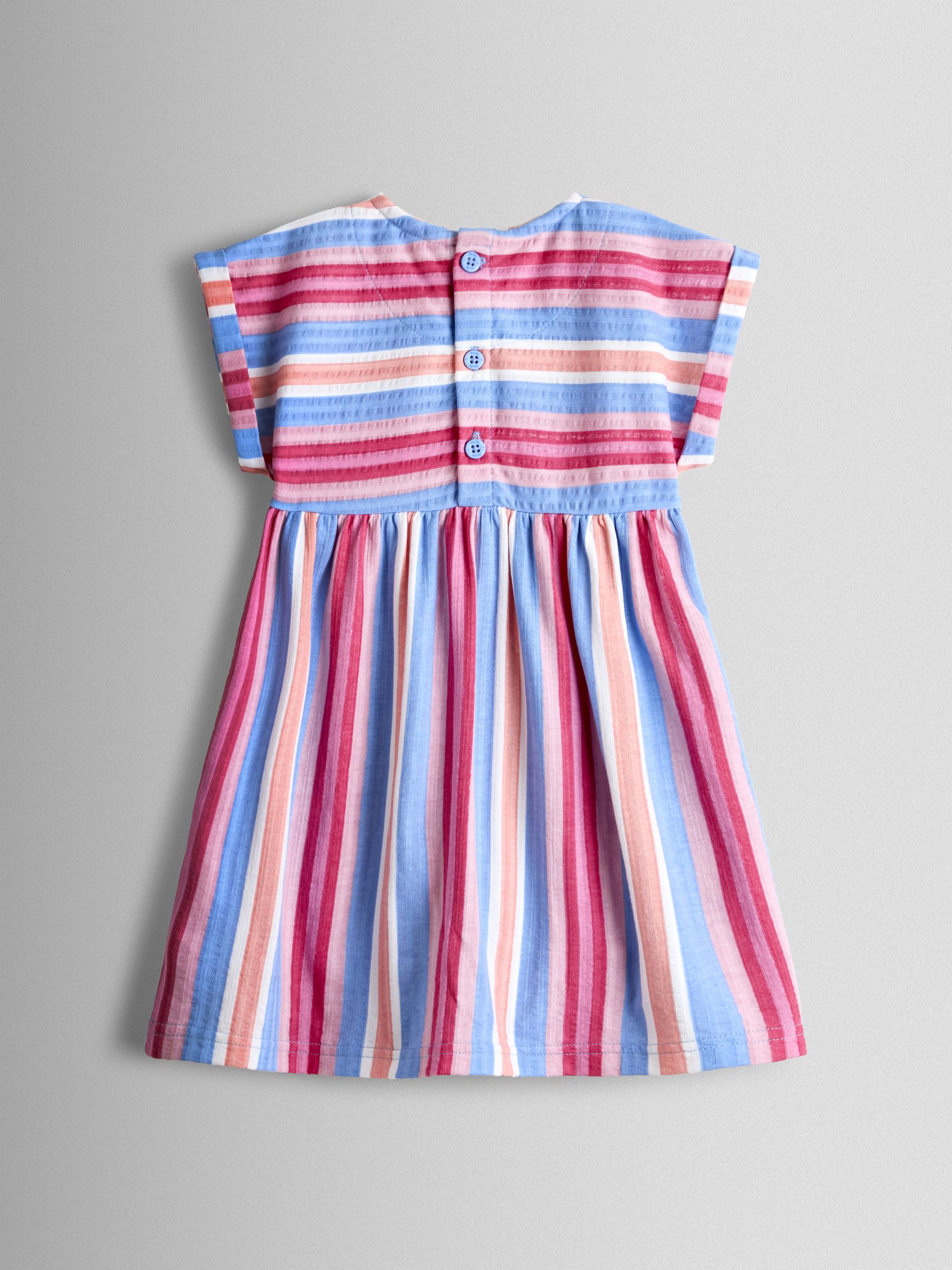 Pink Ombre Stripe Pet In Pocket Relaxed Dress - Image 2 of 3