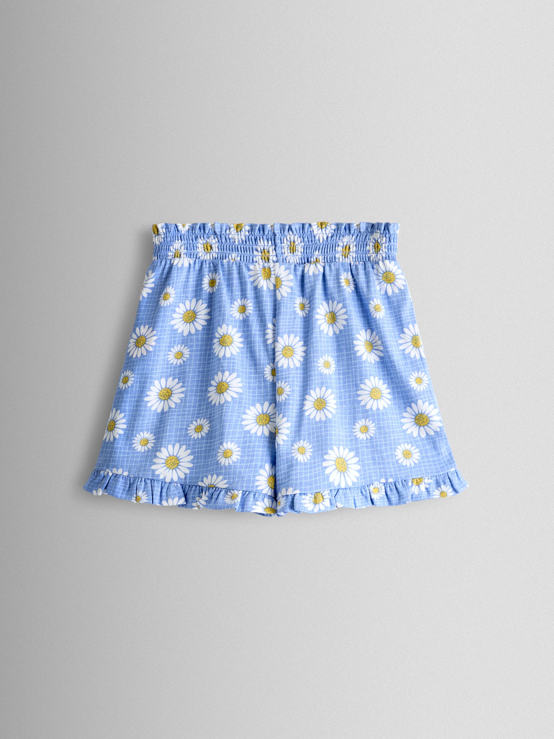 Yellow & Blue Daisy 2-Pack Frill Shorts - Image 3 of 7