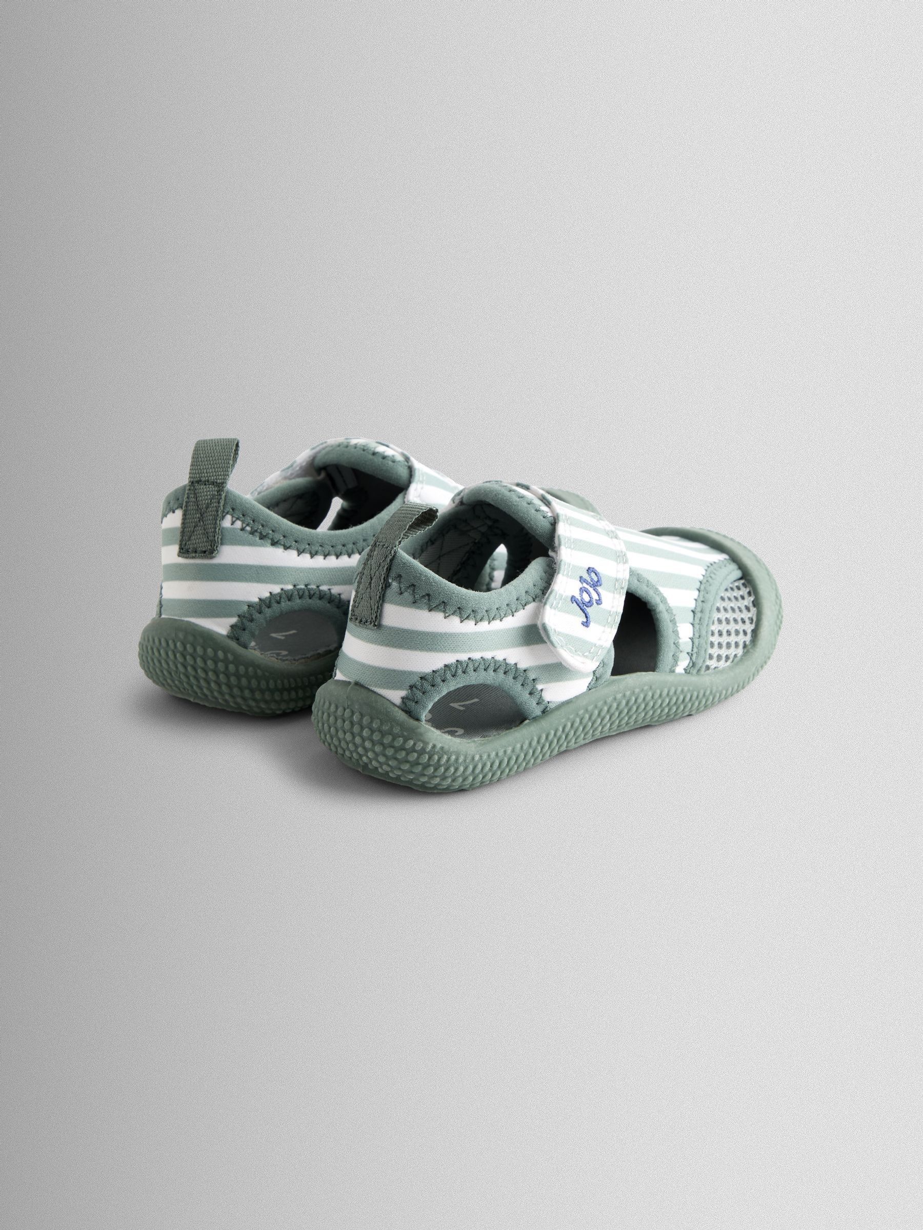 Green Stripe Beach & Swim Sandals - Image 2 of 4