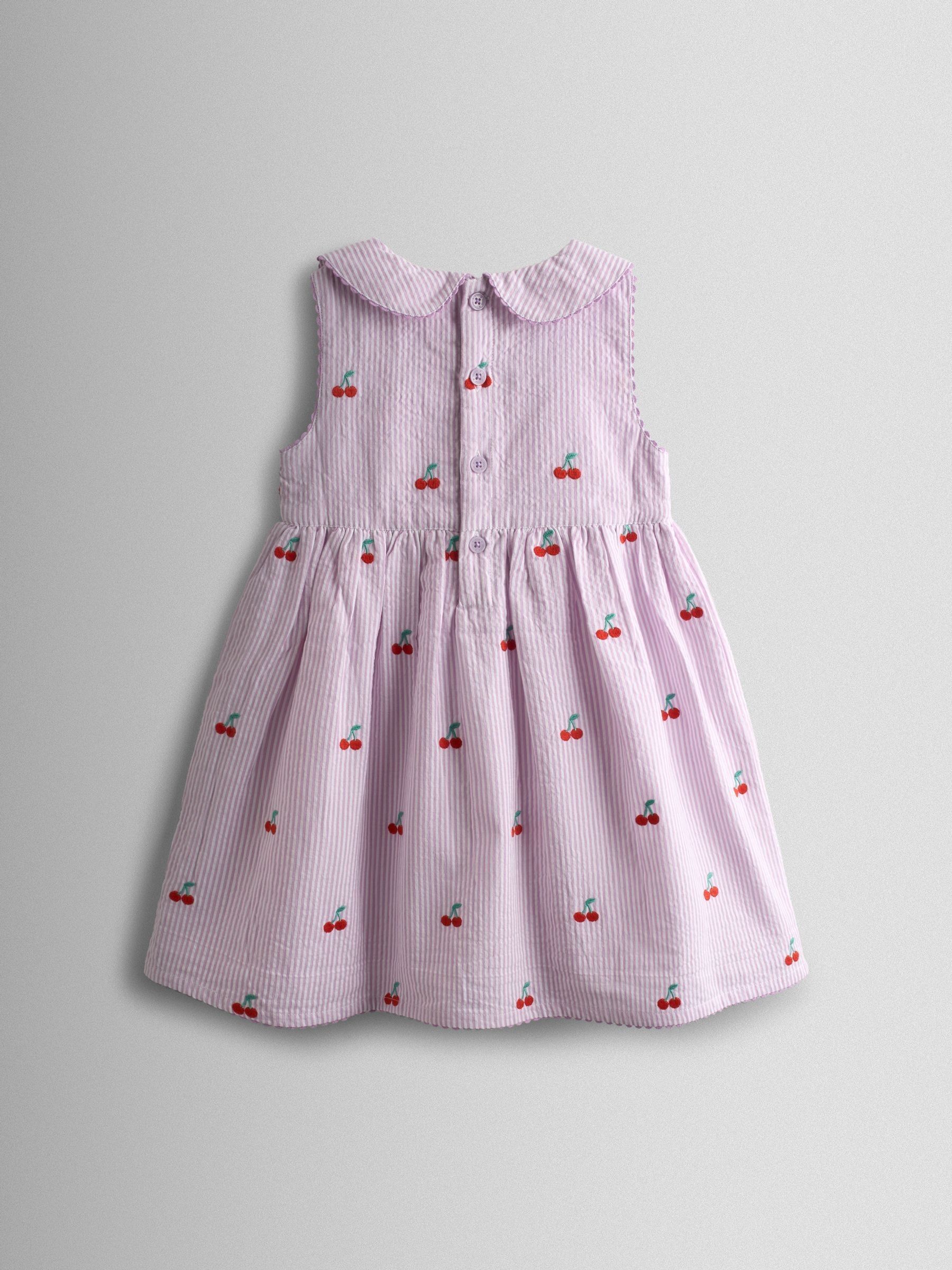 Purple Collared Sleeveless Dress - Image 2 of 5