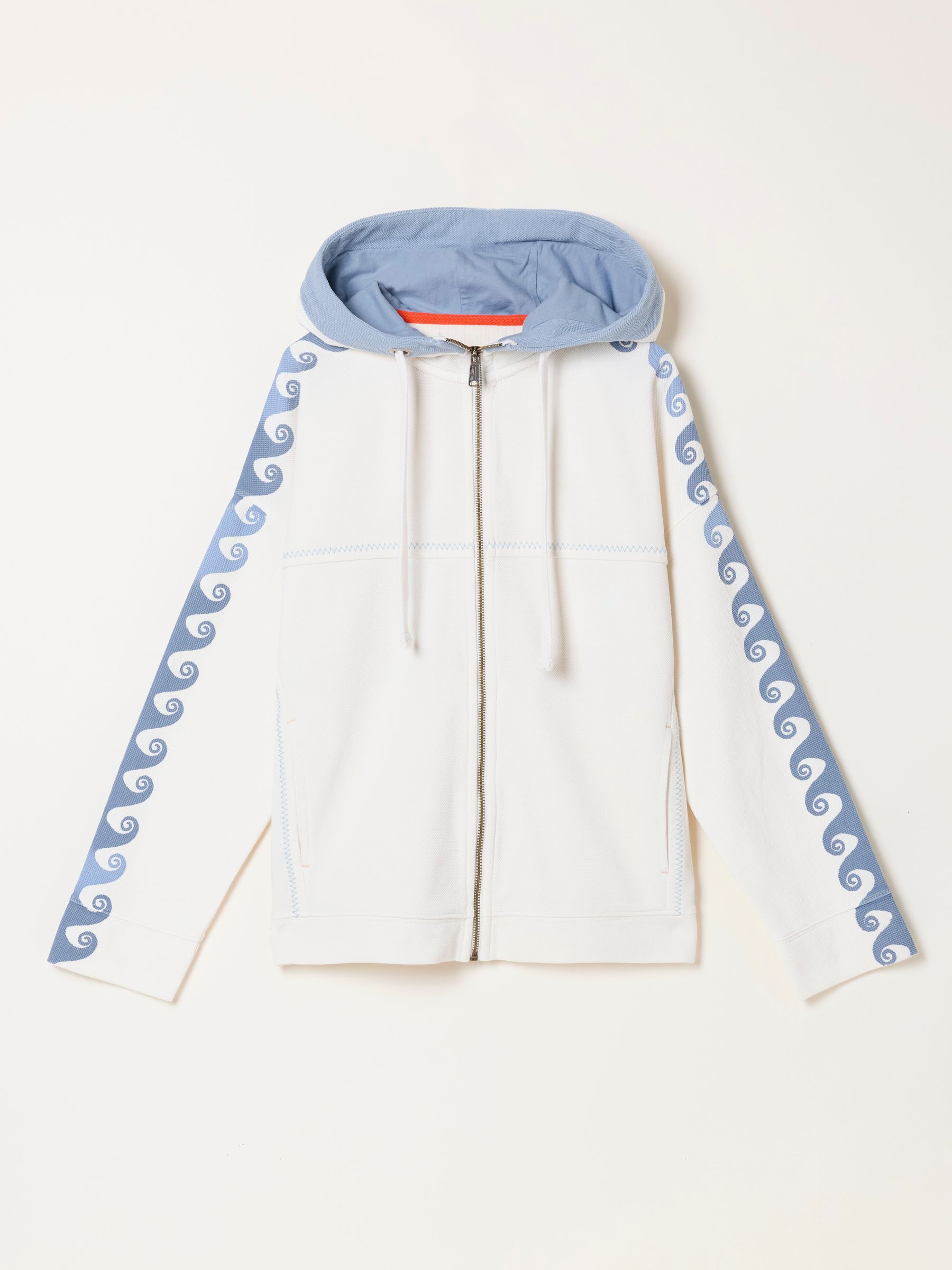 Natural Sun Graphic Zip Through Hoodie - Image 6 of 7