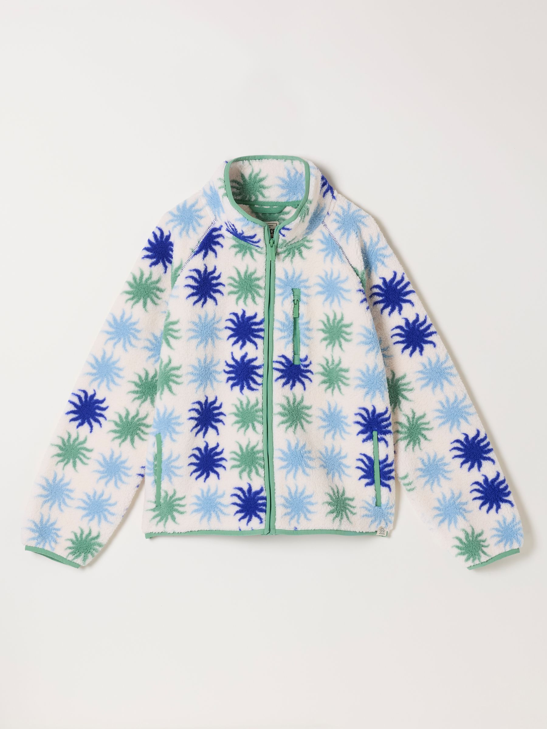 Ivory Sun Tile Zip Through Fleece - Image 6 of 6