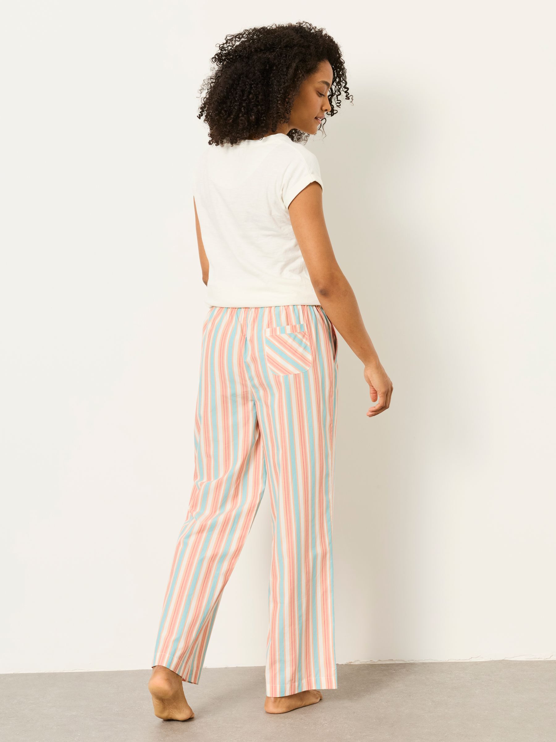 Multi Sardines and Stripes Sardine Jersey Woven Pyjama Set - Image 4 of 8