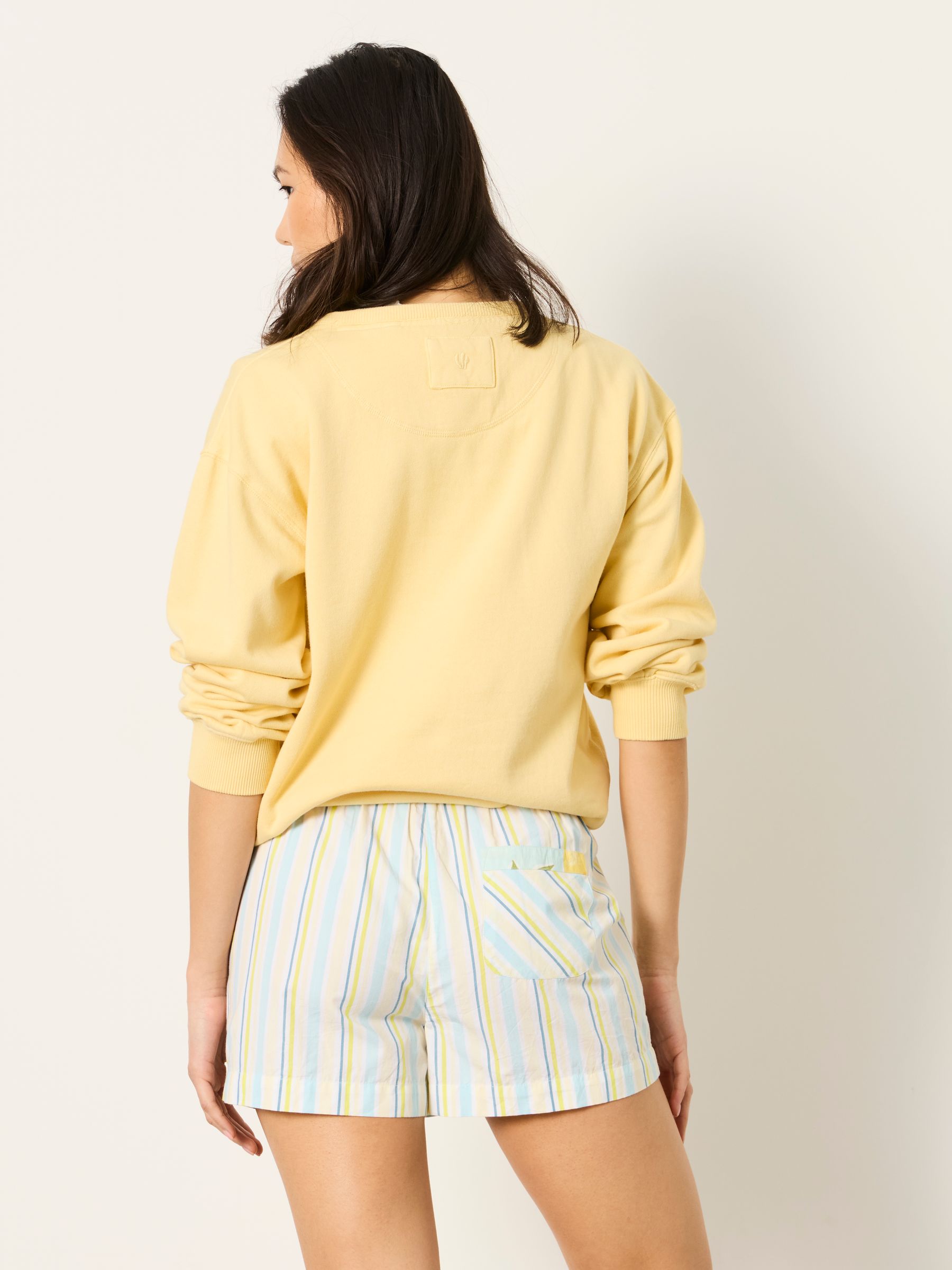 Blue Lemons and Stripes 2 Pack Pyjama Shorts - Image 3 of 8